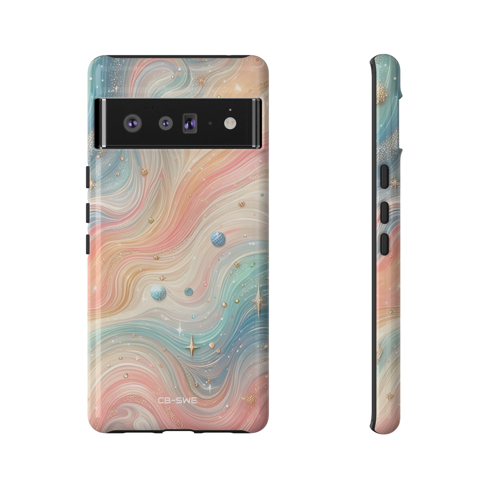 Celestial Waves Dance - Google Pixel Case