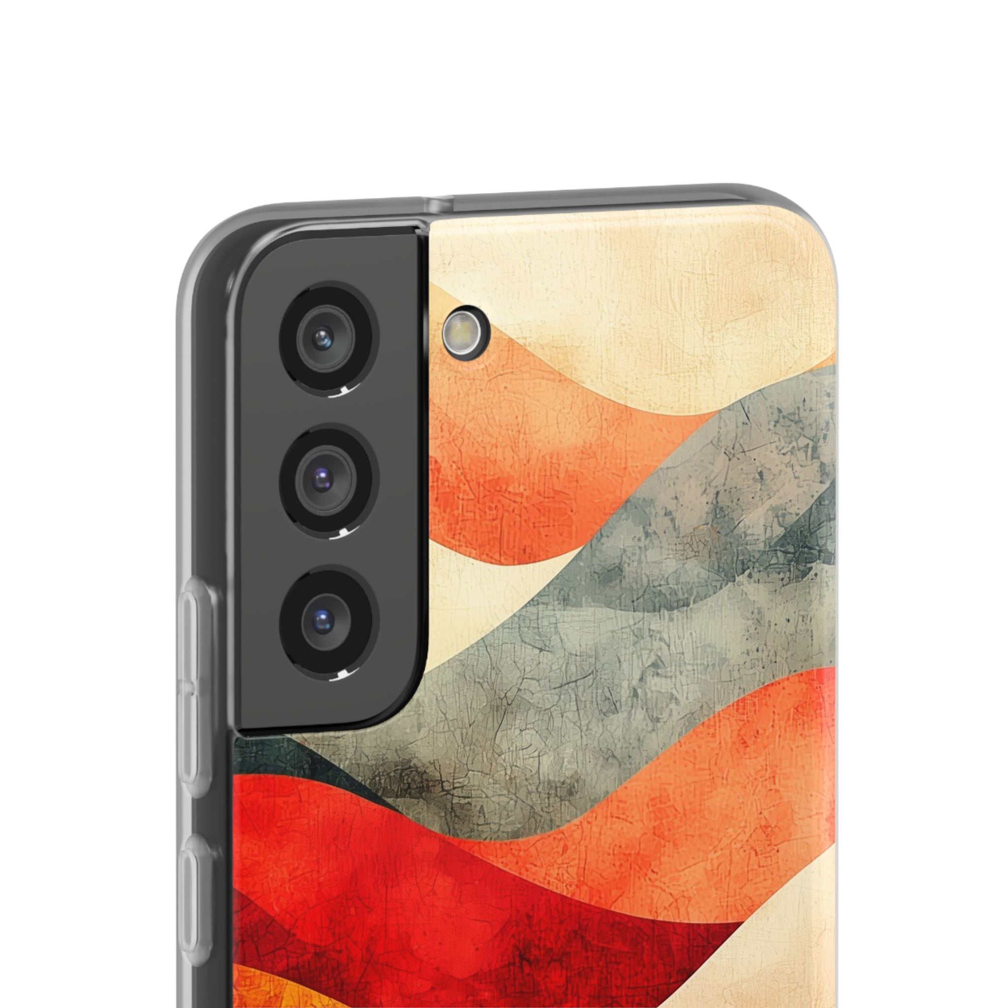 Cracked Wave Sunset Samsung S22 - Soft