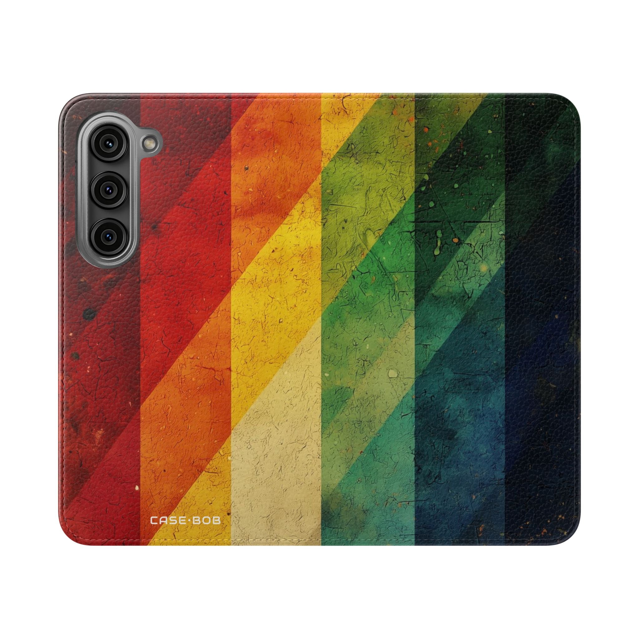 Crimson Stripes - Samsung S23 Case - Lompakkokotelo