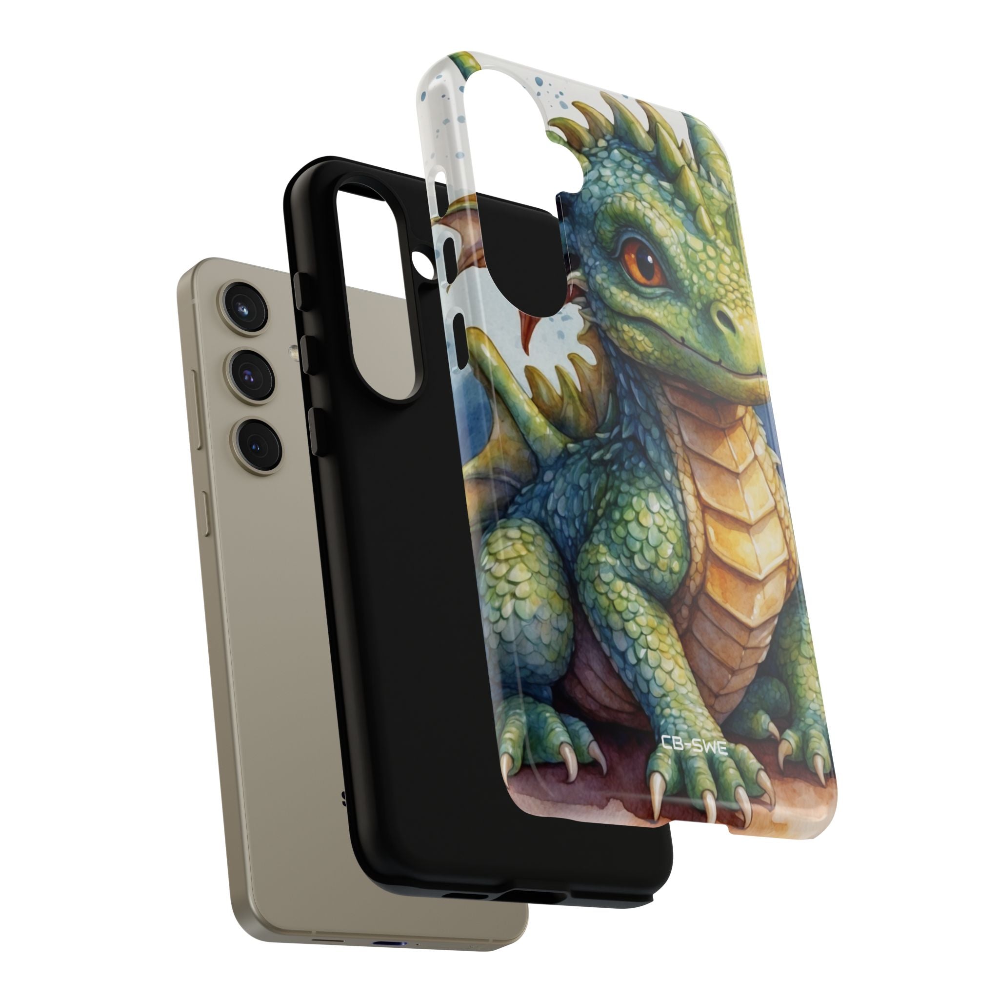Green Dragon Smiles - Samsung Case