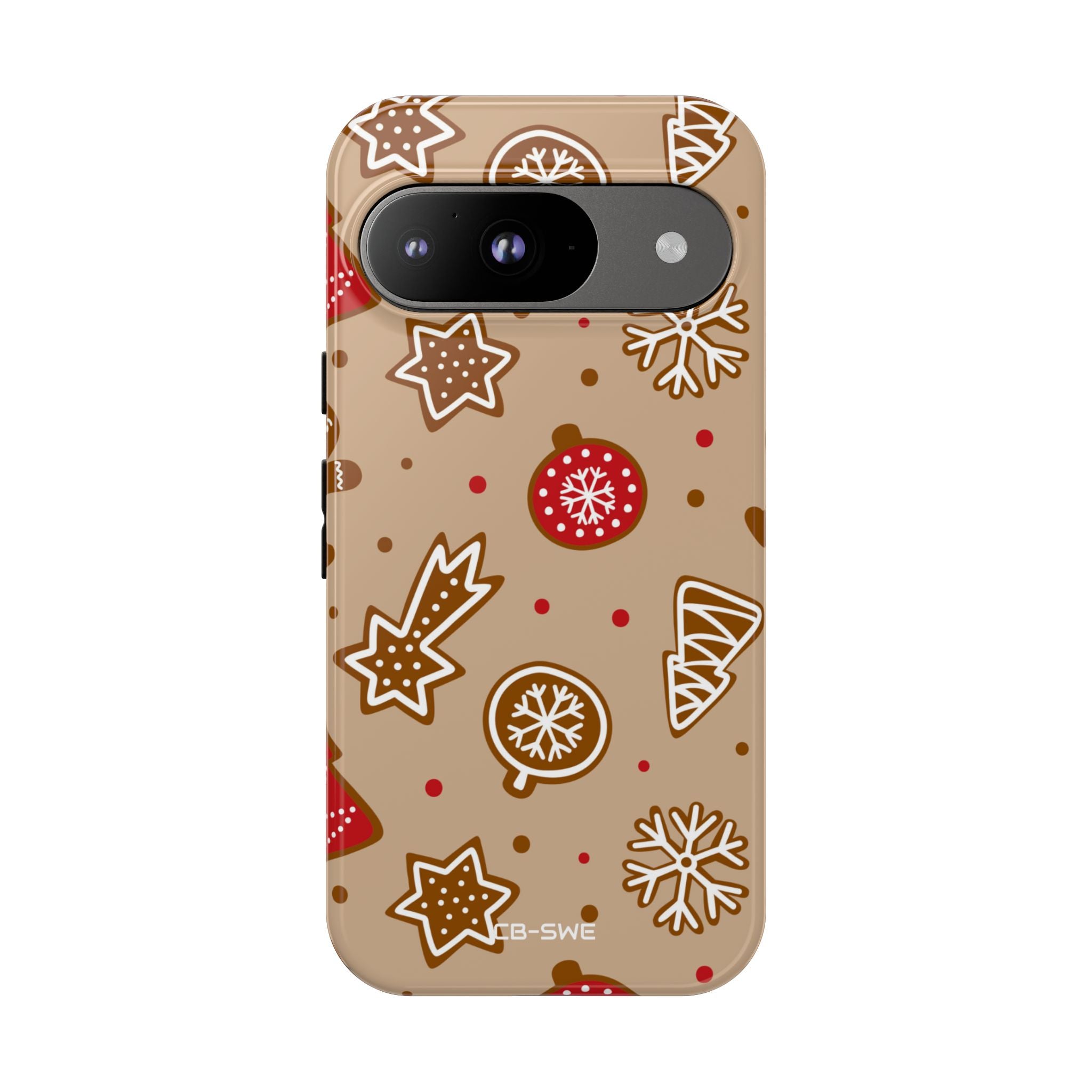 Gingerbread Men Celebrate - Google Pixel Case