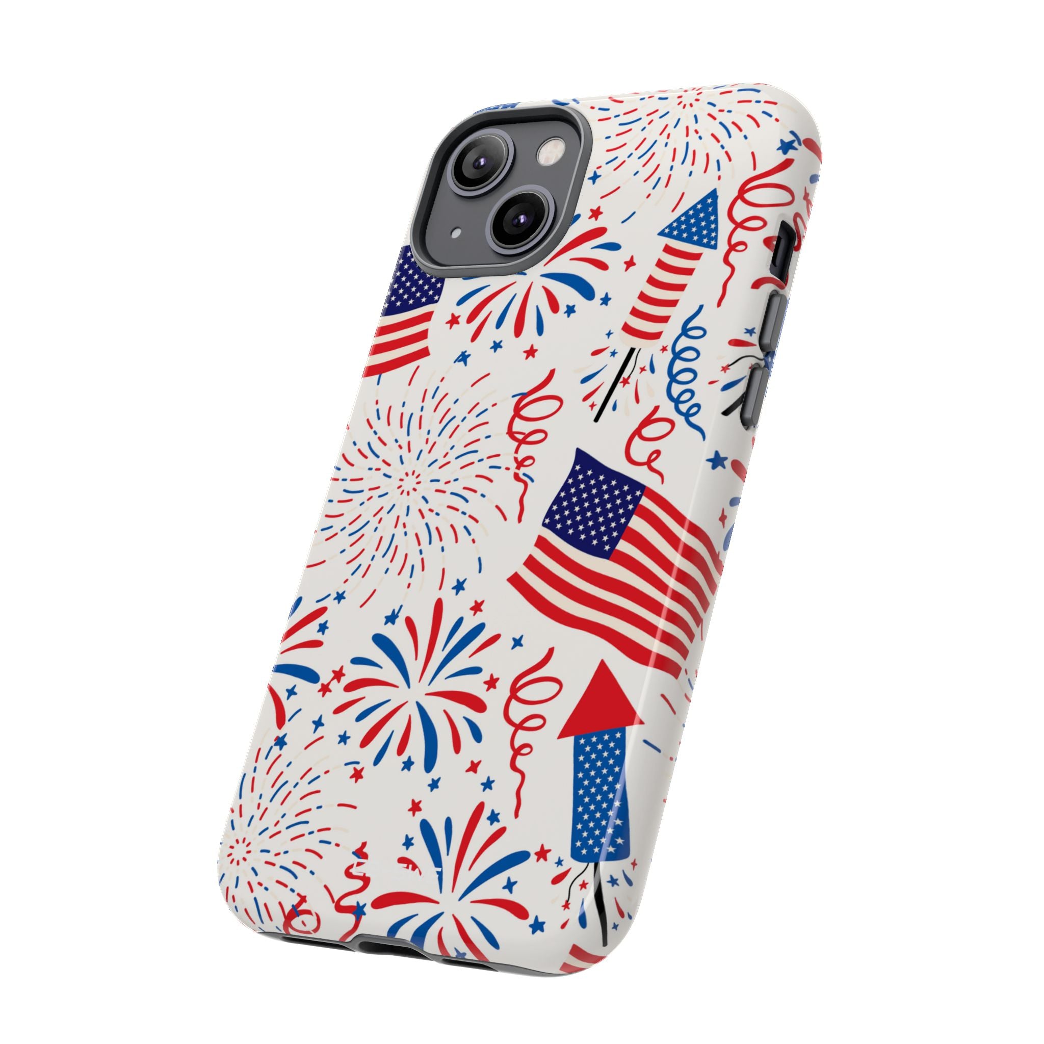 Fireworks Burst Bright - iPhone Case