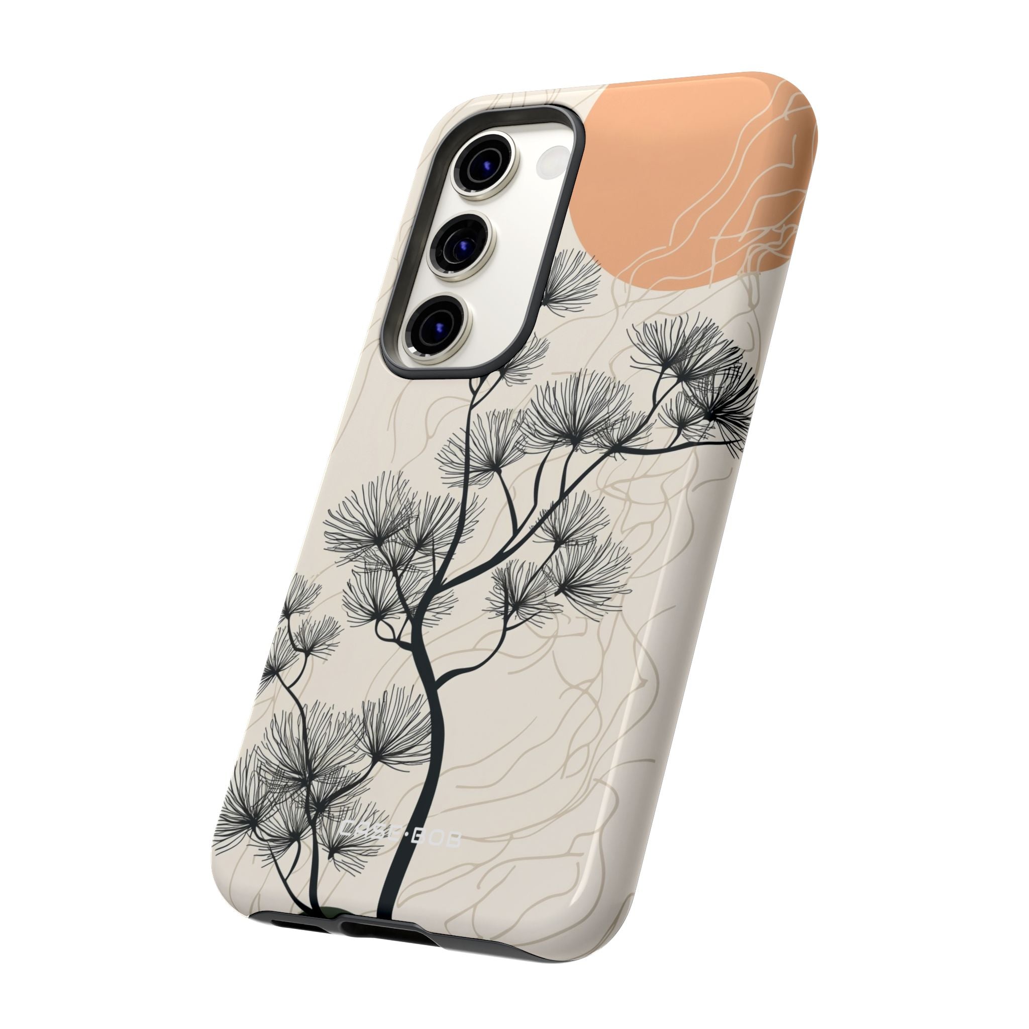 Spiky Tree Sunset Samsung S23 Case - Tough