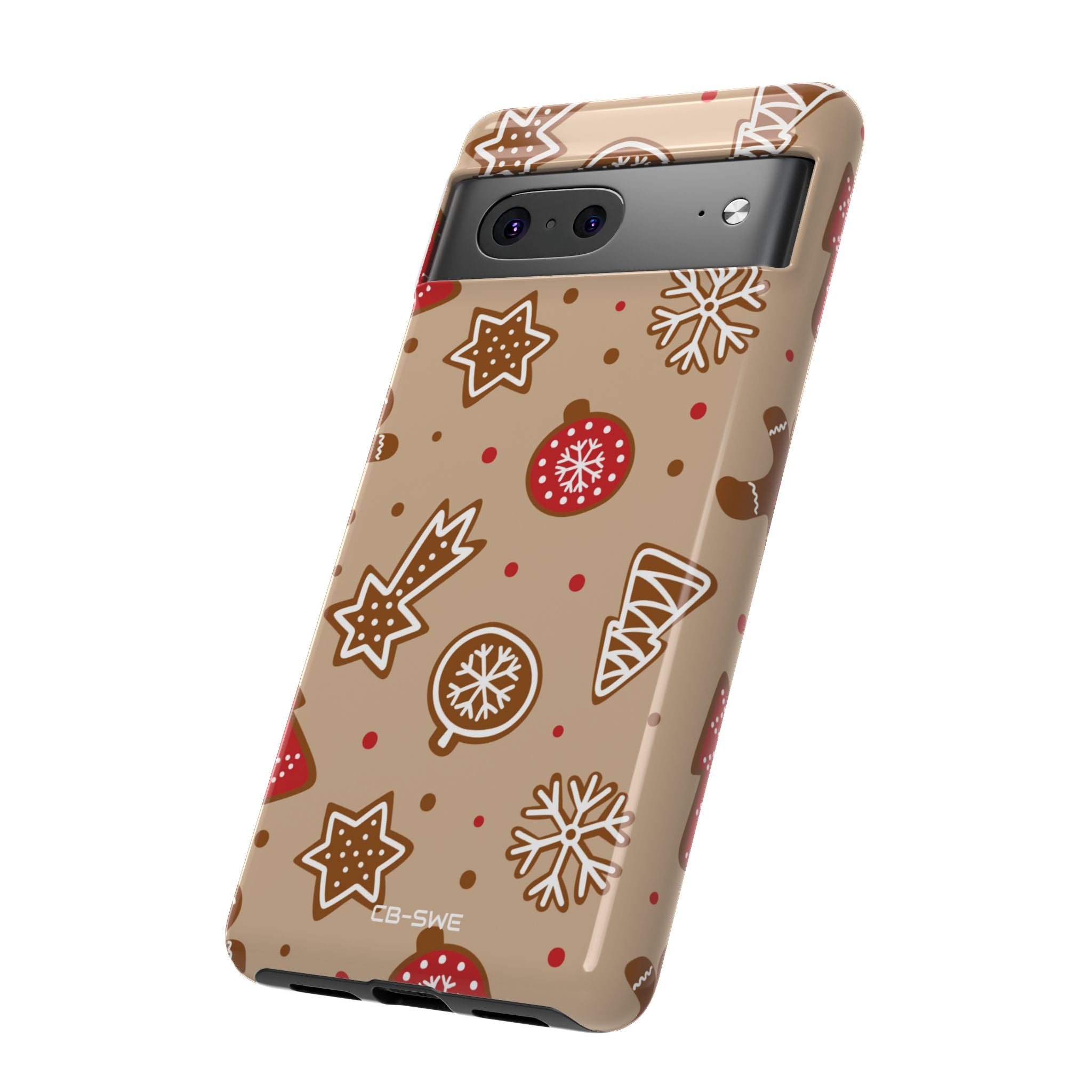 Gingerbread Men Celebrate - Google Pixel Case