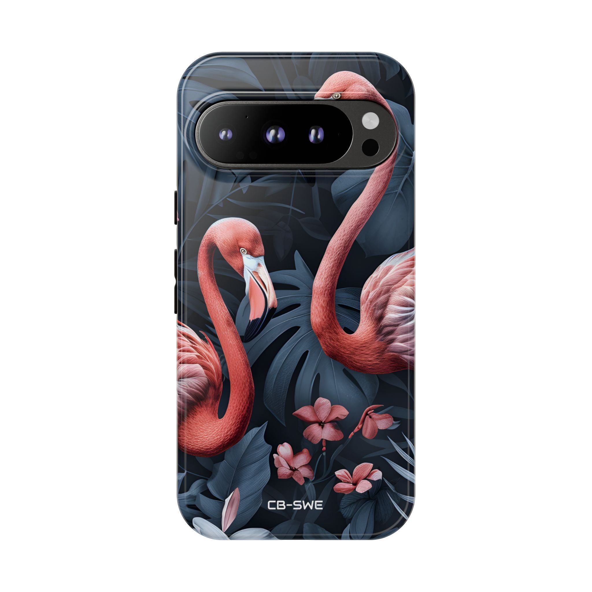 Flamingos Embrace Nature - Google Pixel Case