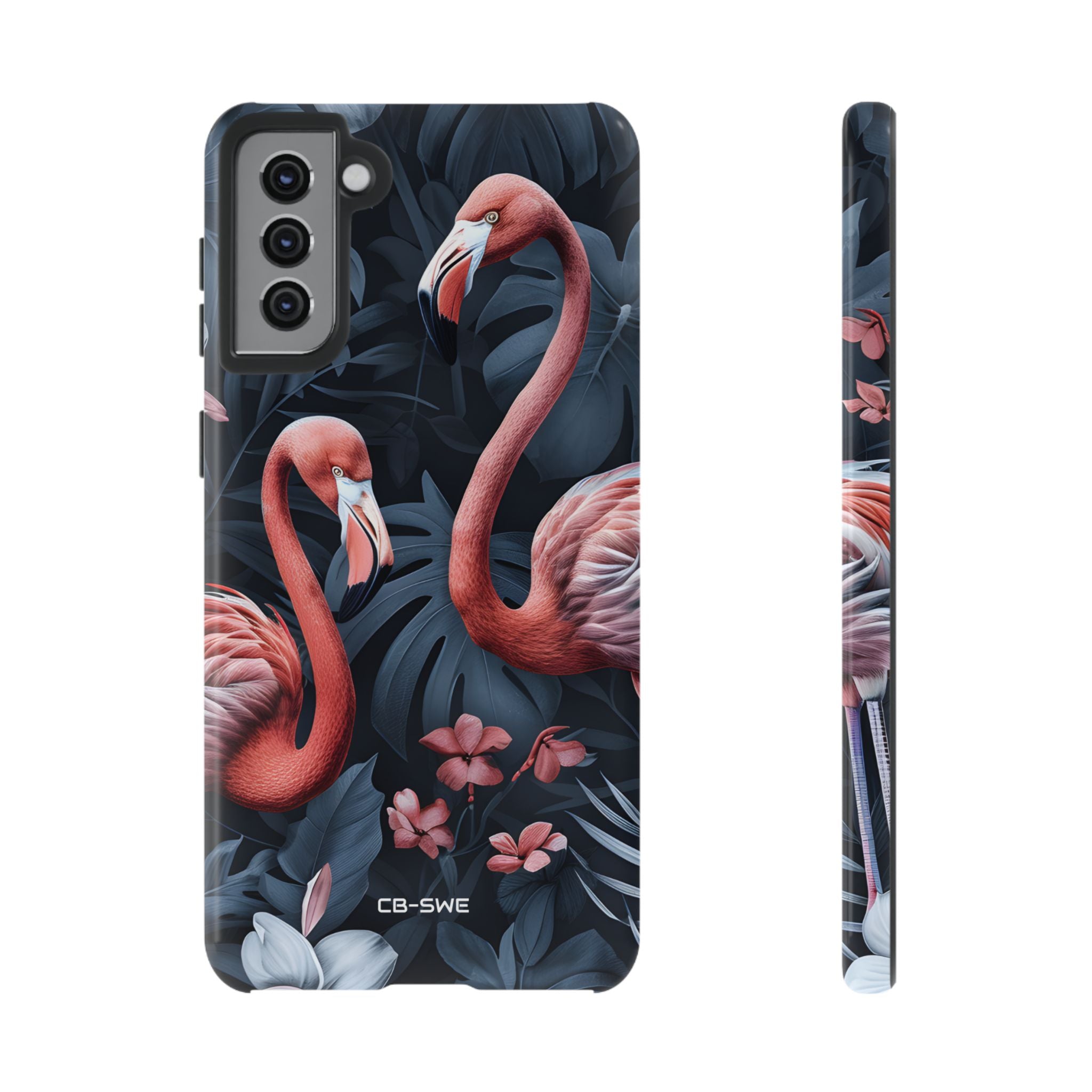 Flamingos Embrace Nature - Samsung Case
