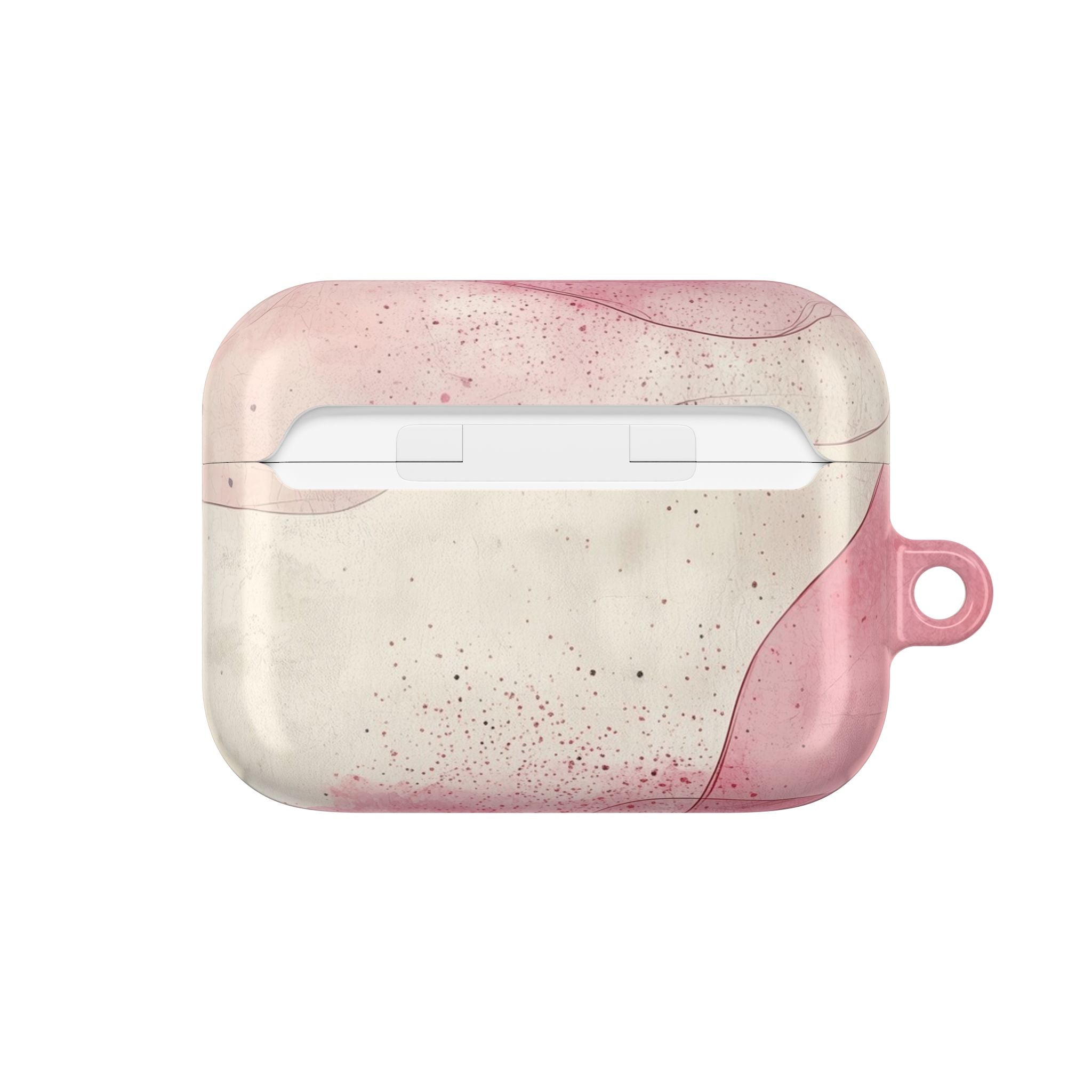 Crimson Ribbon Waves - AirPods Case