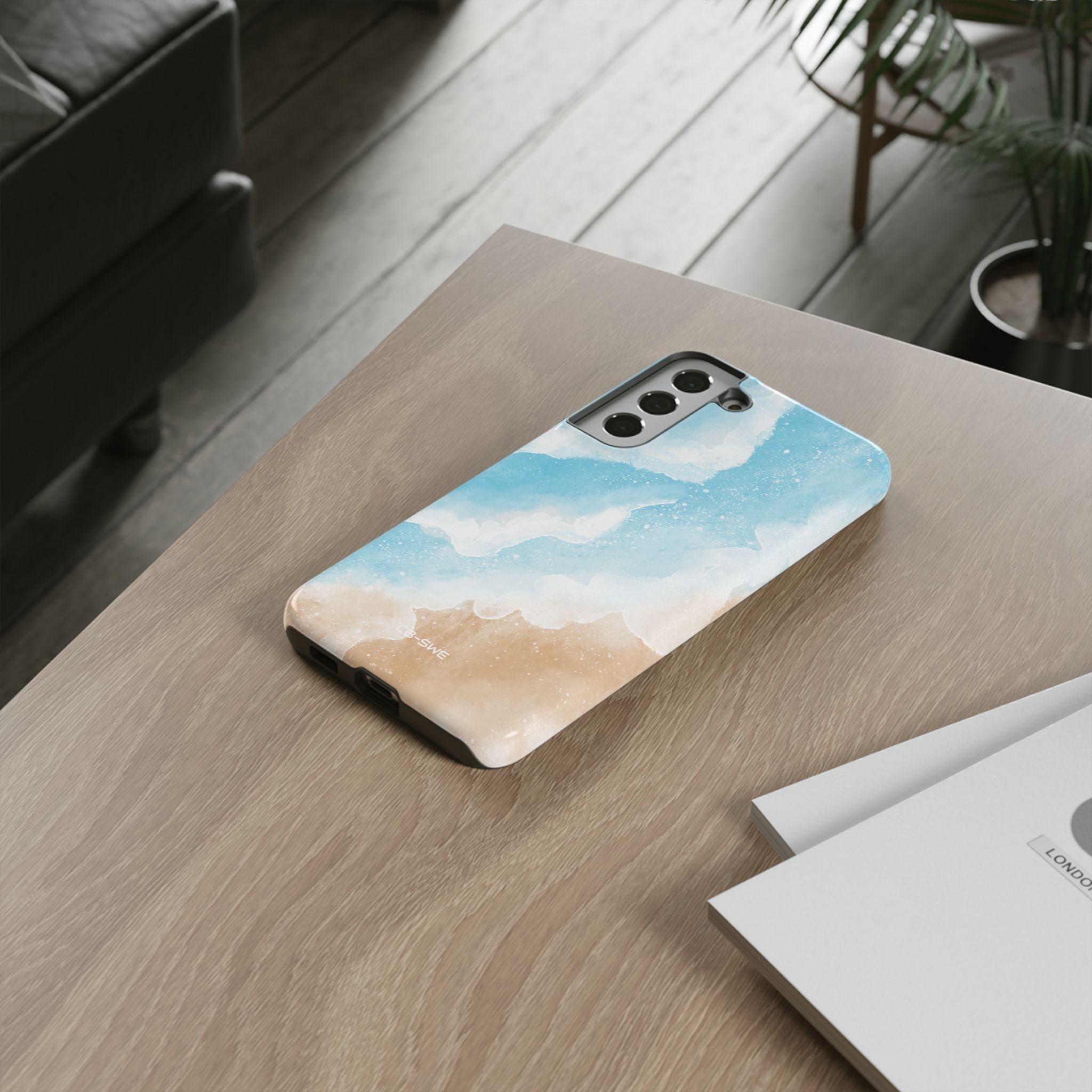 Serene Coastal Whispers - Samsung Case