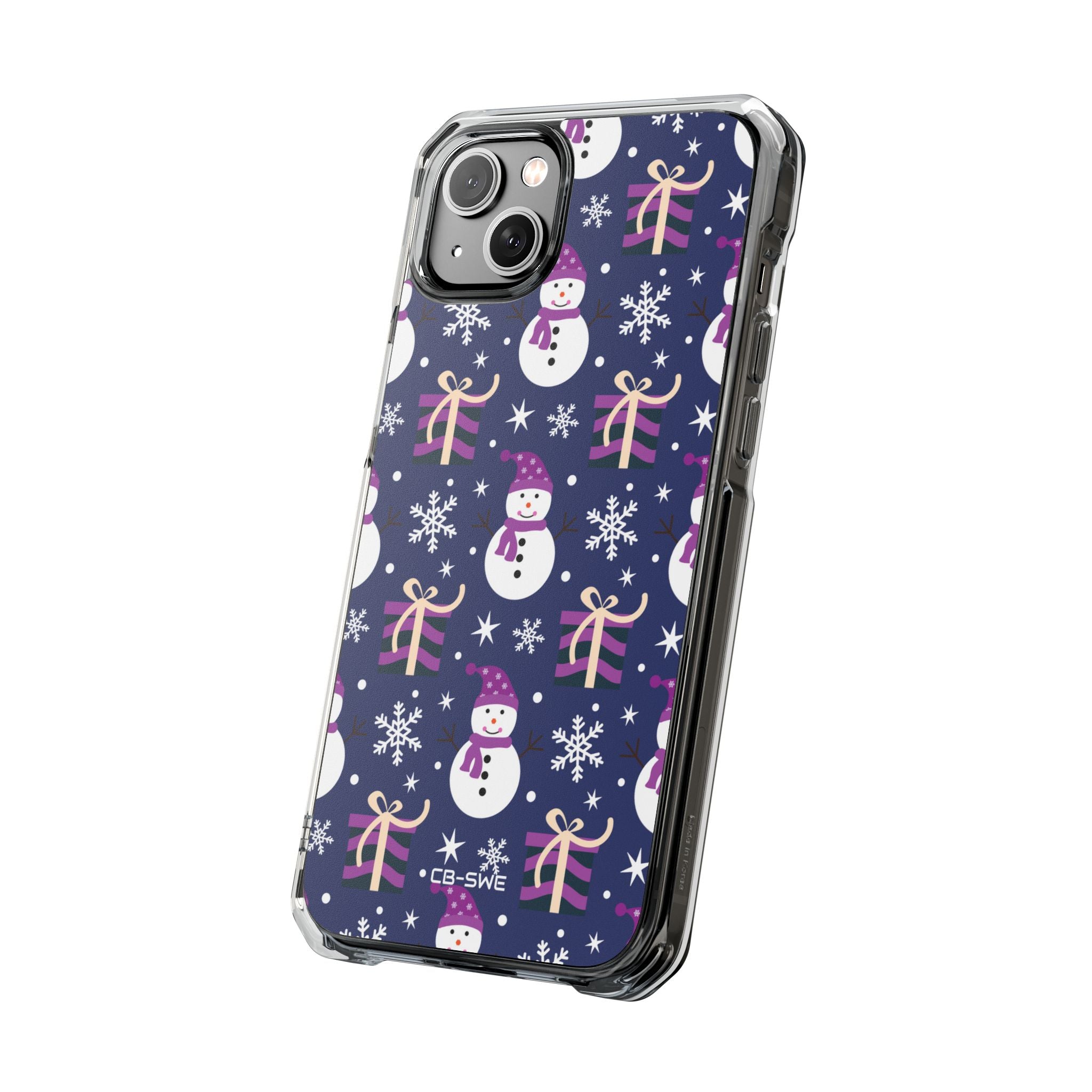 Snowmen Celebrate Joy iPhone Case - Impact