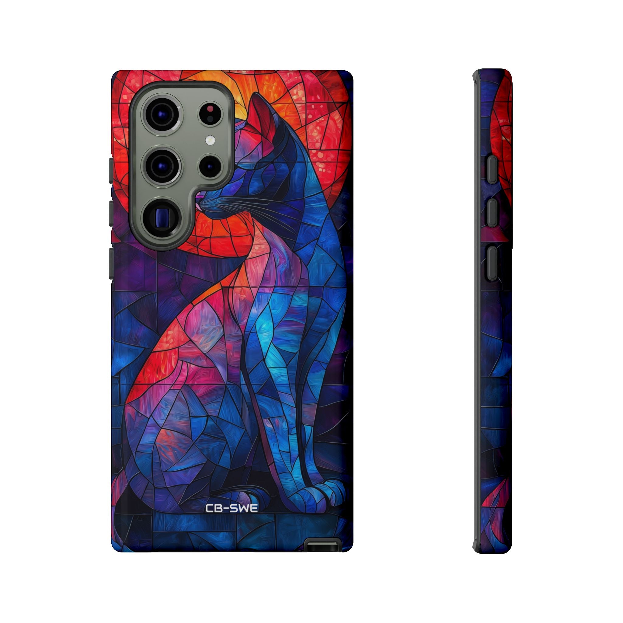 Cat Silhouettes Glow - Samsung Case