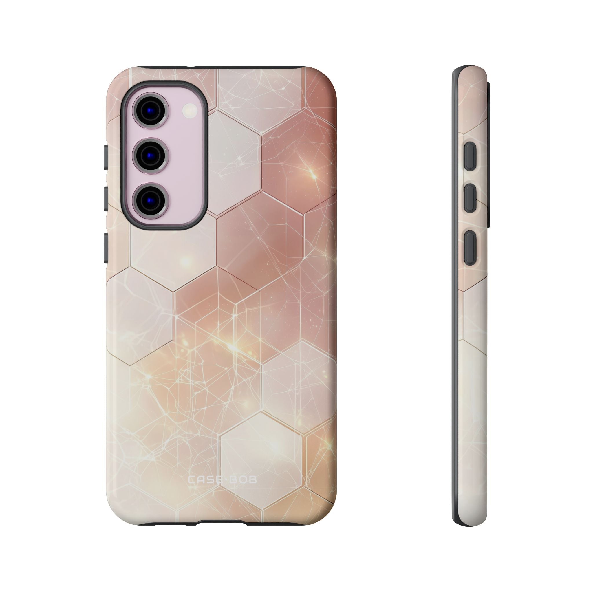 Honeycomb Glow Samsung S23 Plus Case - Tough