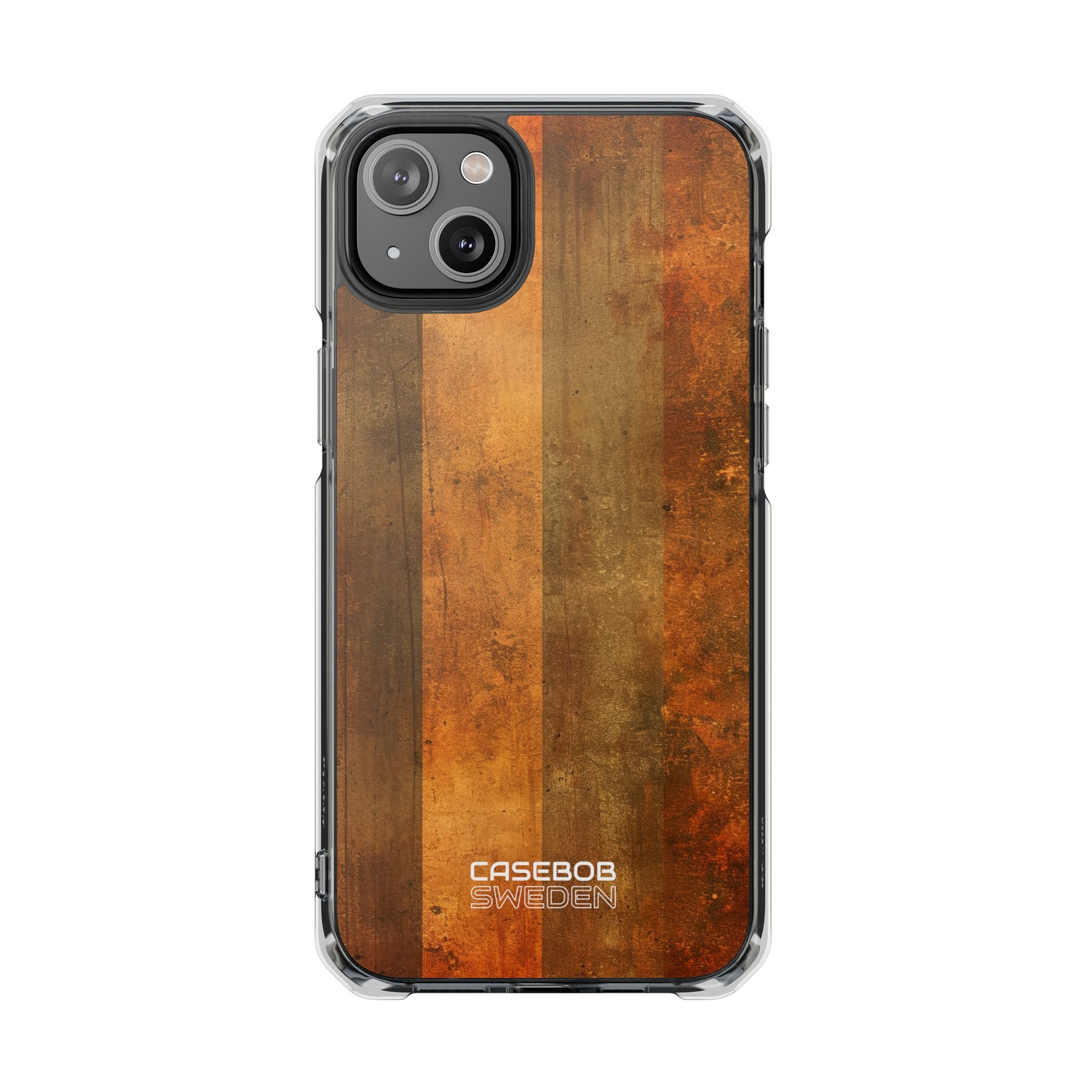 Rustic Striped Texture iPhone 14 - Impact Clear+