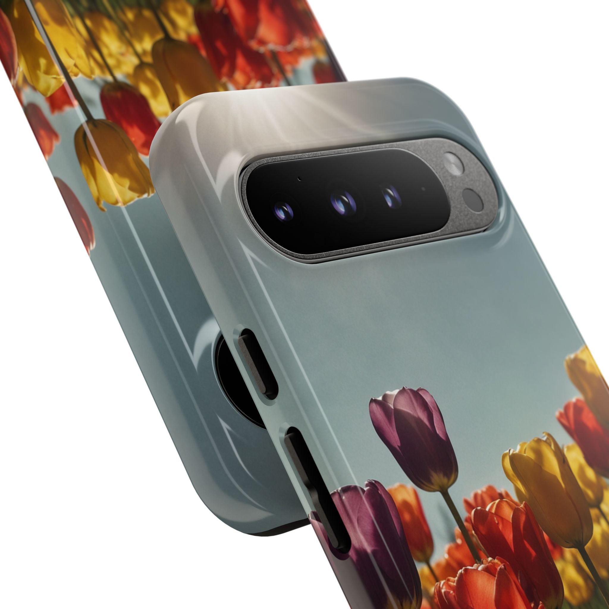 Tulips Embrace Sunlight - Google Pixel Case