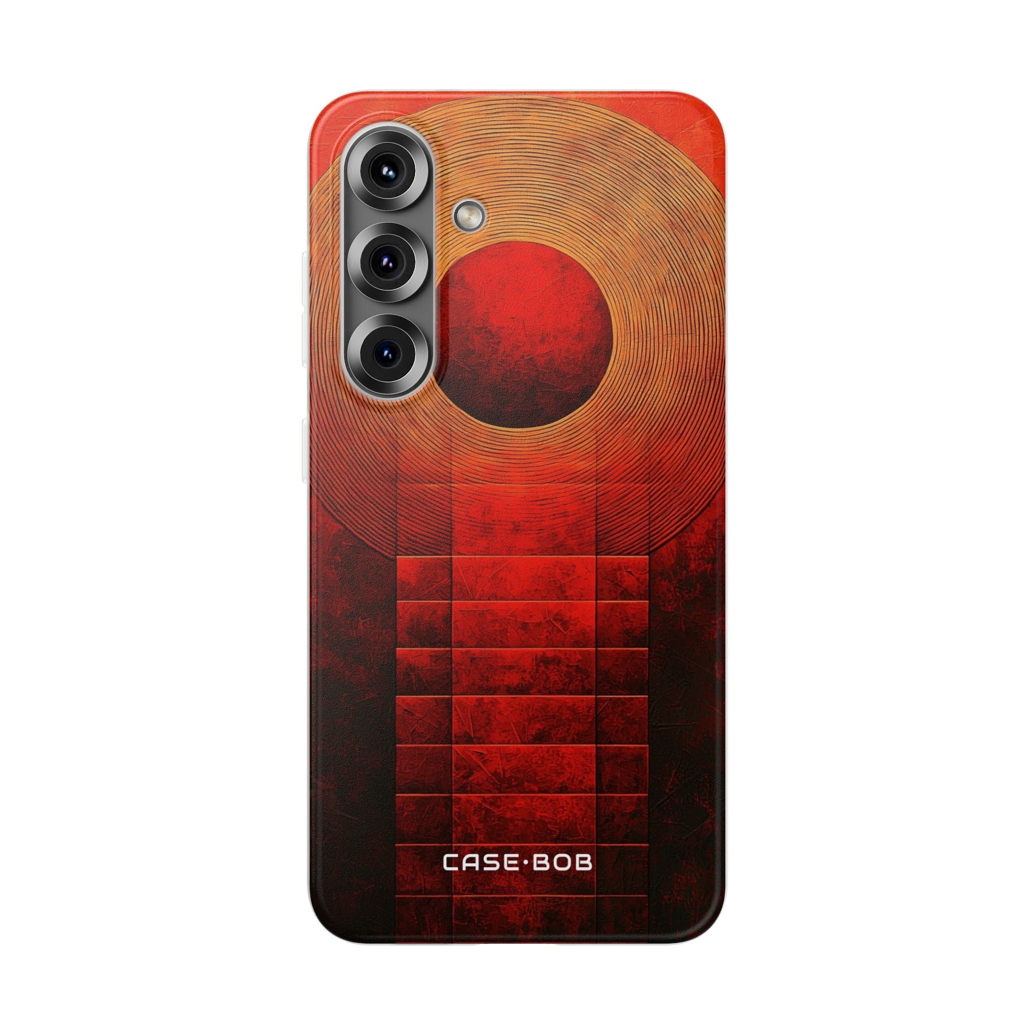 Crimson Orbit Samsung S25 Plus Case - Soft