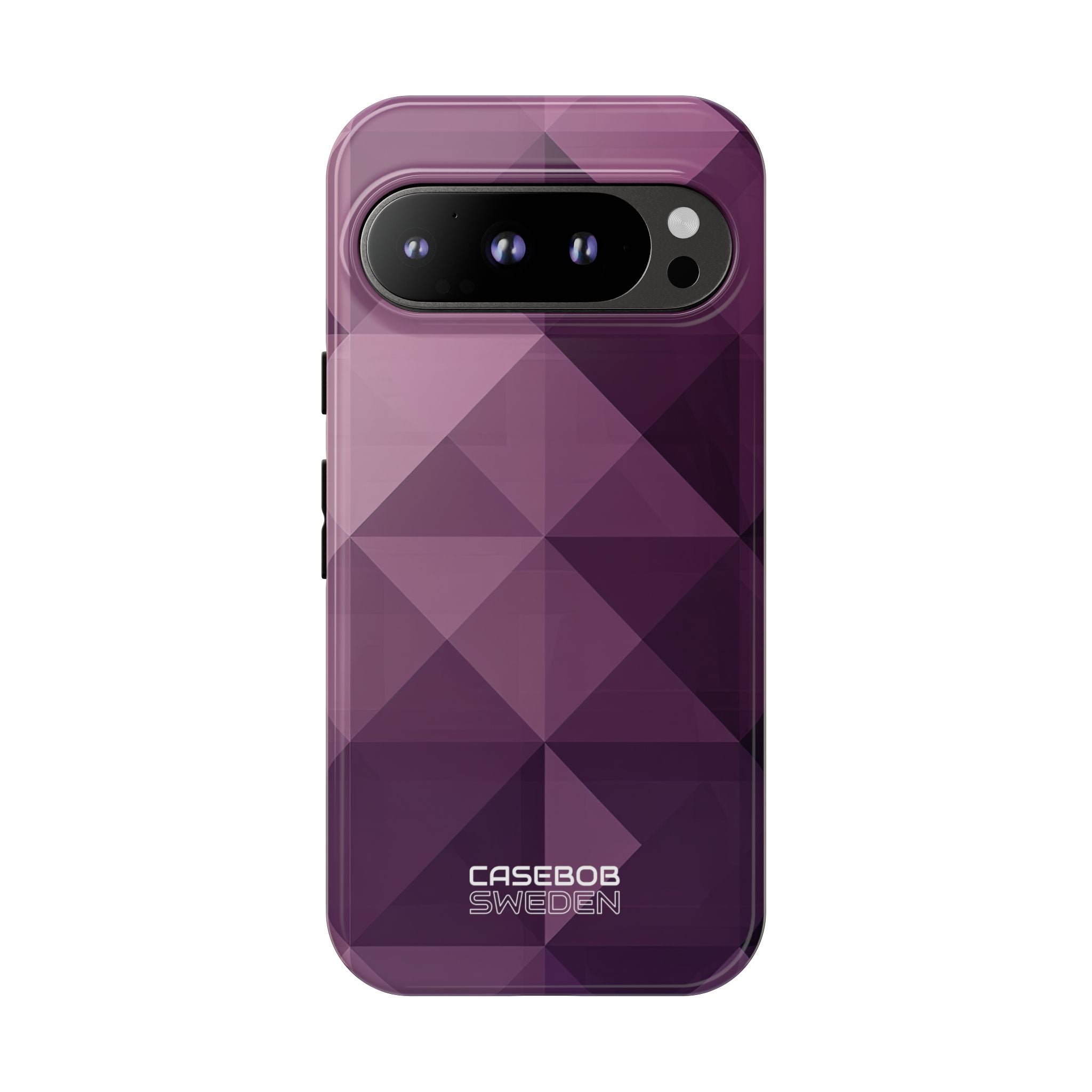 Purple Geometric Mosaic Google Pixel 9 - Tough