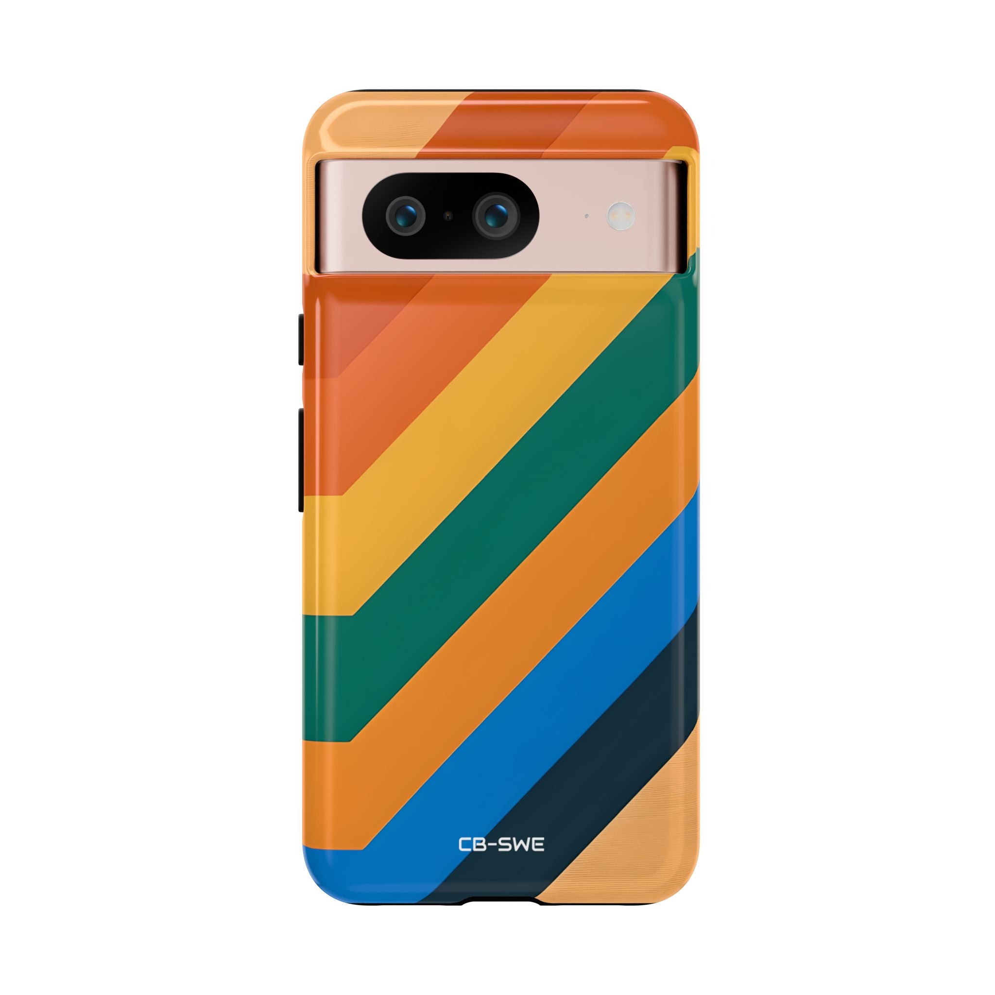 Vibrant Geometric Harmony - Google Pixel Case