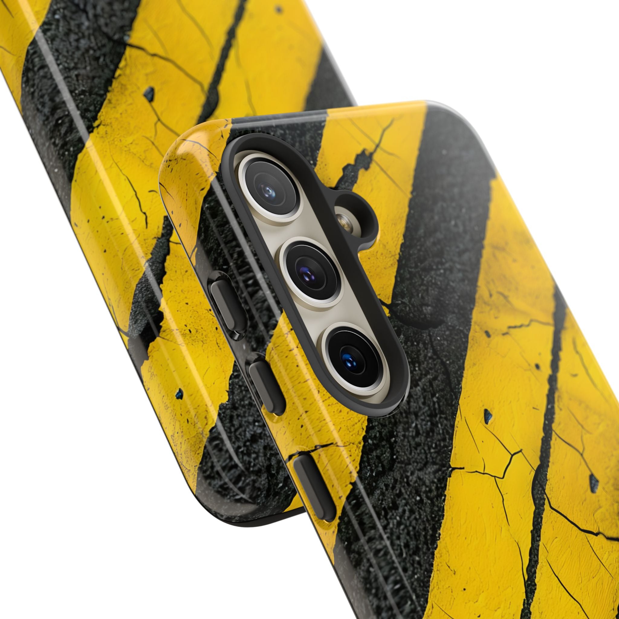 Cracked Hazard Lines - Samsung Case