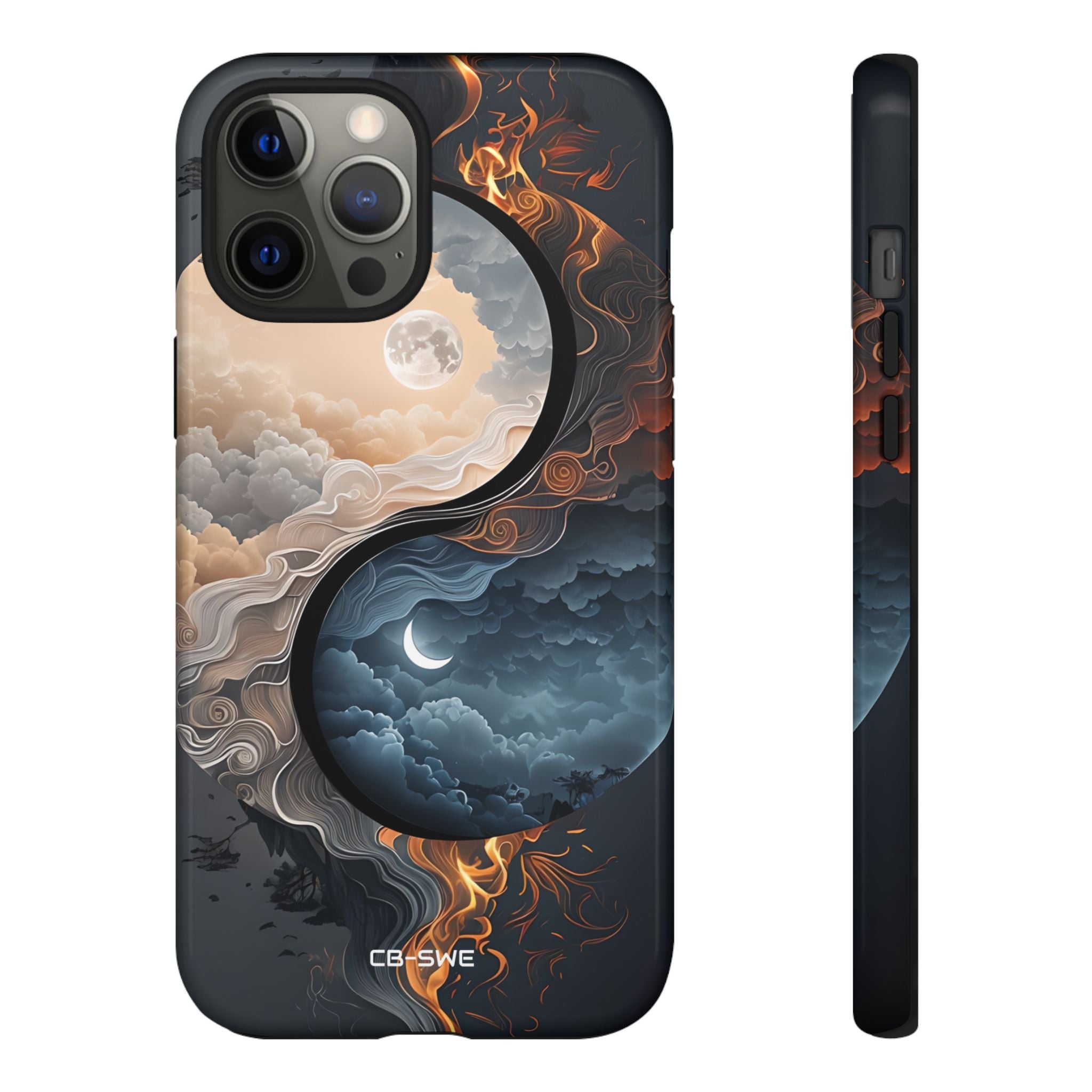 Moonlit Elemental Harmony - iPhone Case