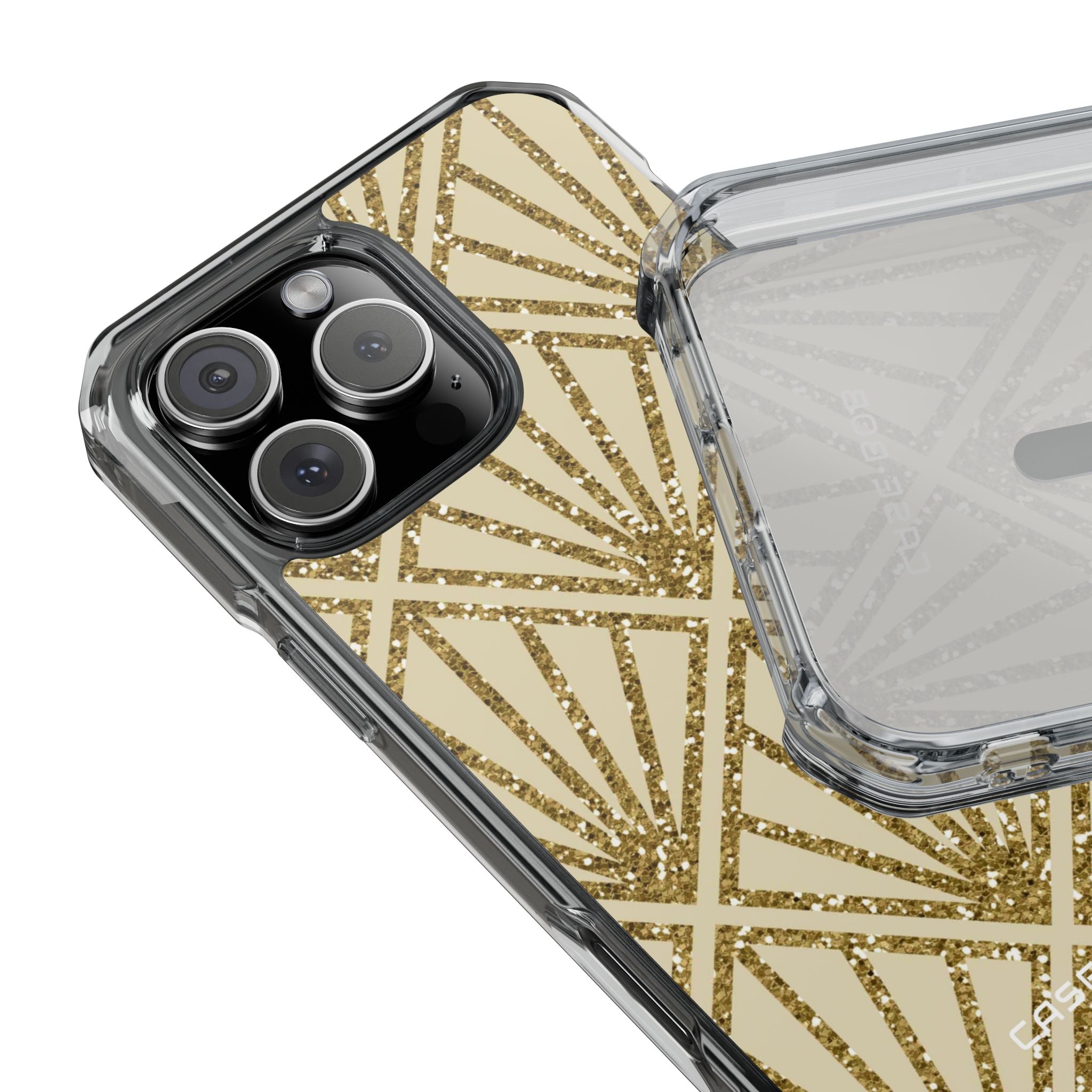 Gold Diamond Radiance iPhone 16 Pro Max Case - Impact