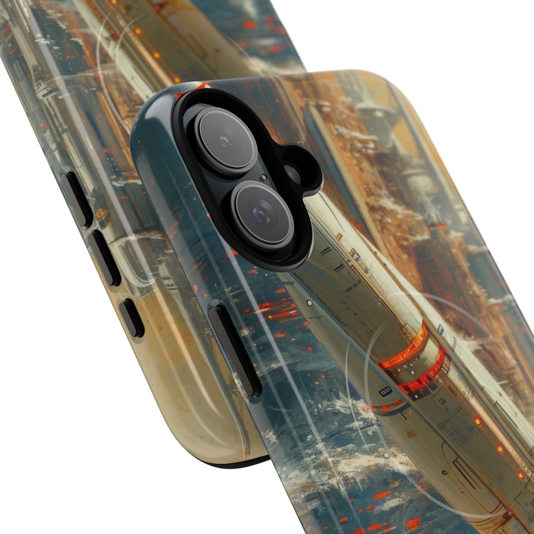 Futuristic Forest Voyage iPhone 16 - Tough+