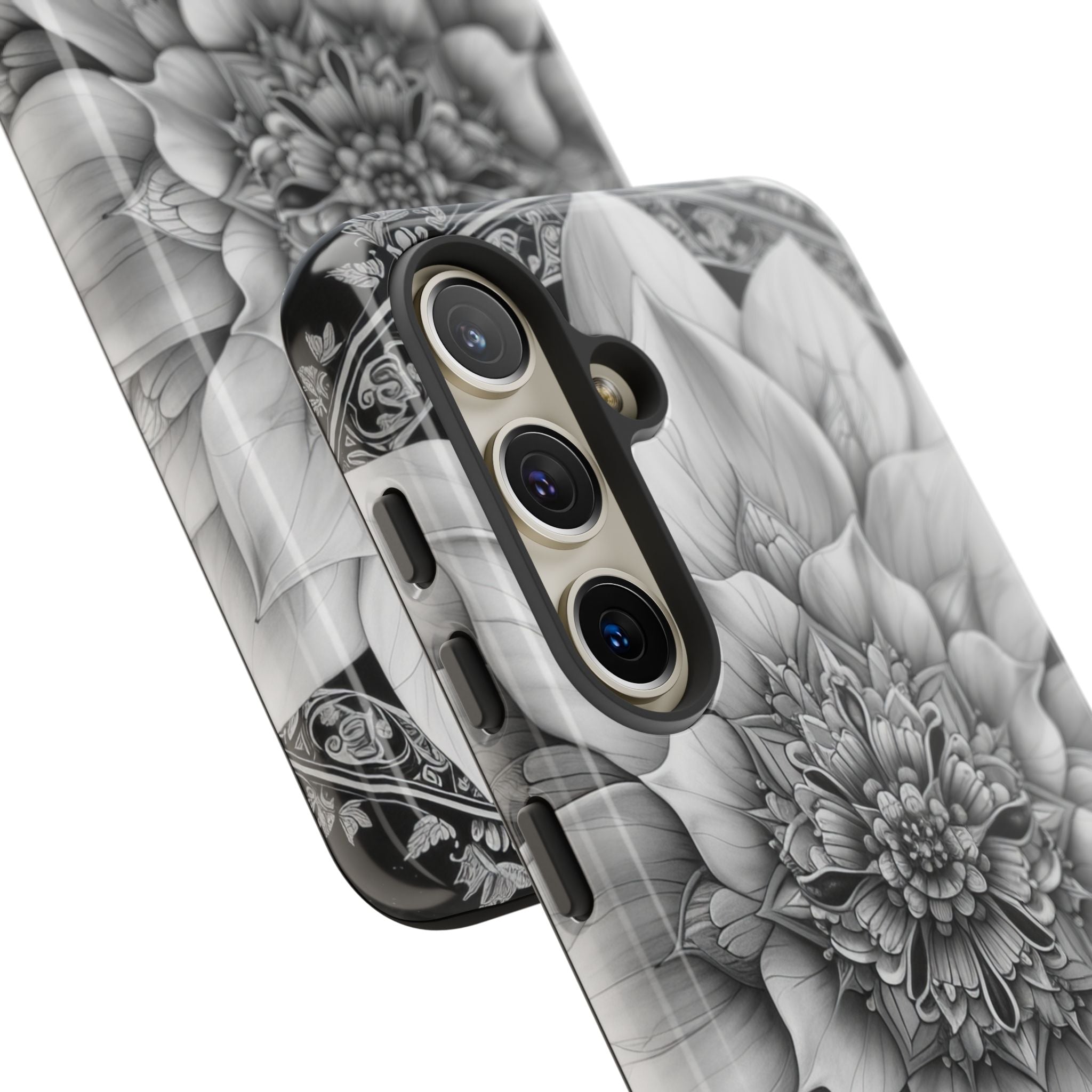 Cosmic Floral Mandala Samsung S24 - Tough