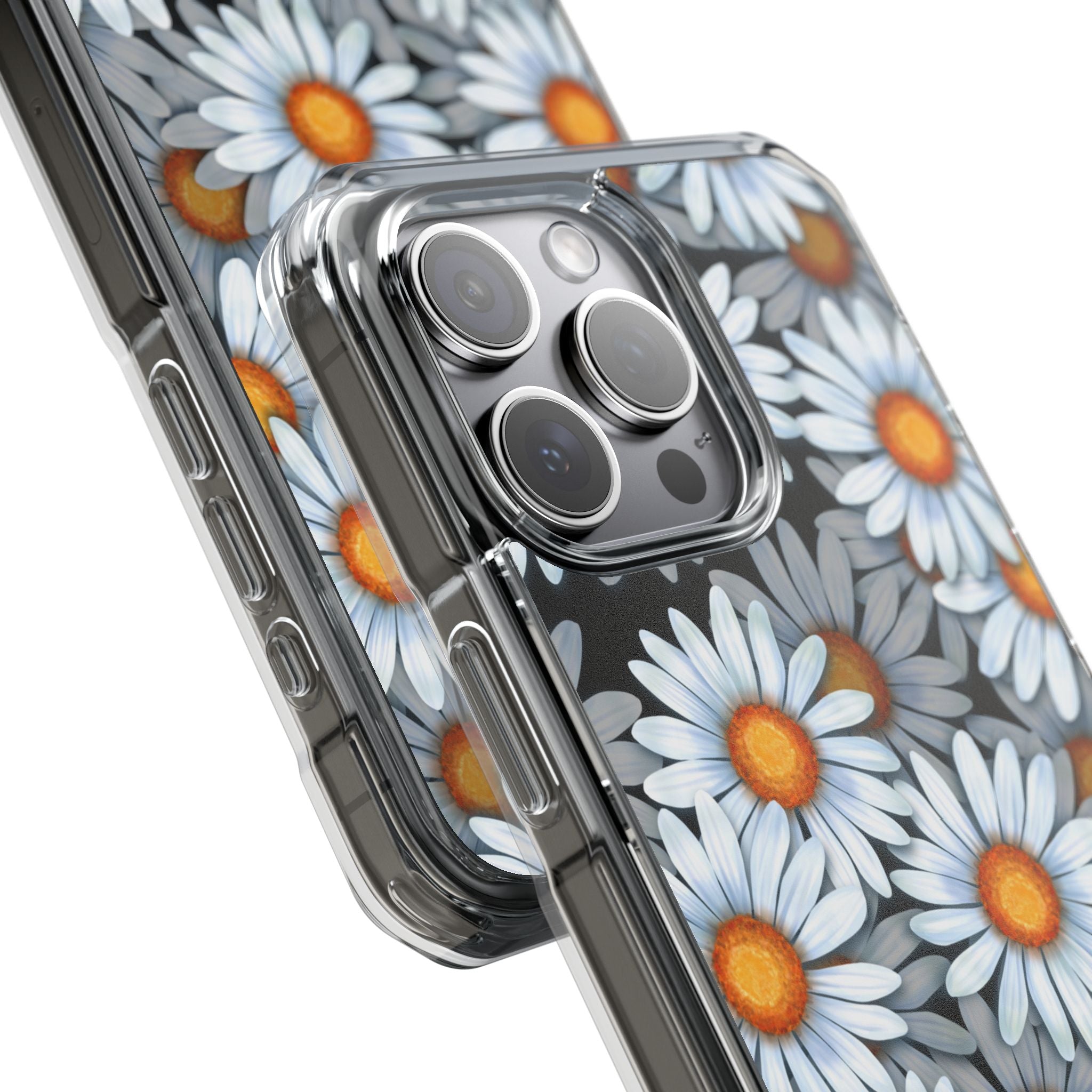 Daisies In Contrast iPhone Case - Impact