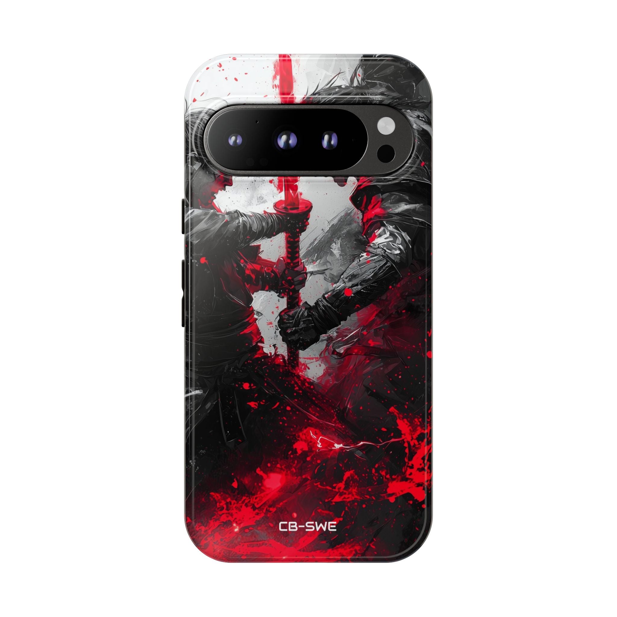 Crimson Blade Clash - Google Pixel Case