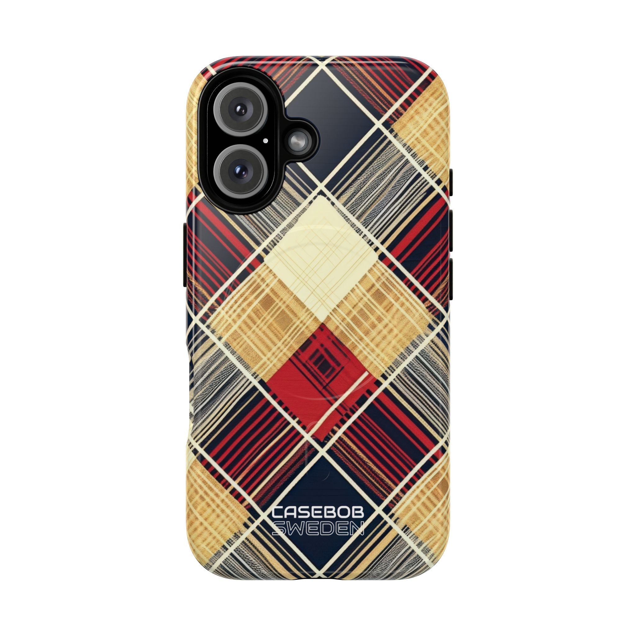 Plaid Diamond Tapestry iPhone 16 - Tough+