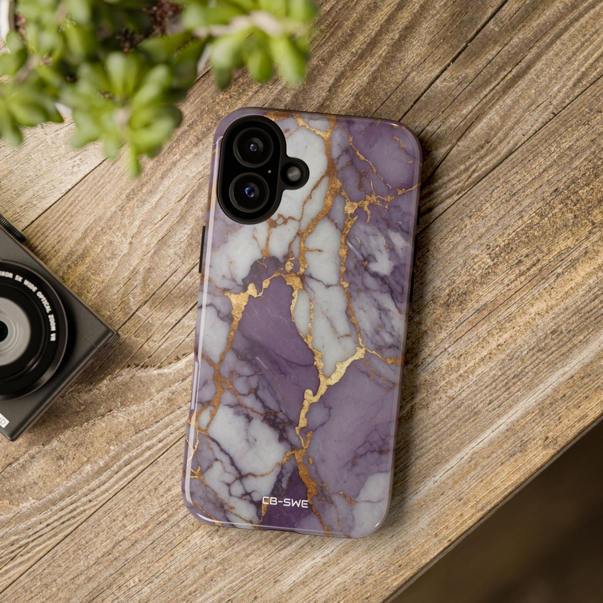 Lavender Veins Flow - iPhone Case