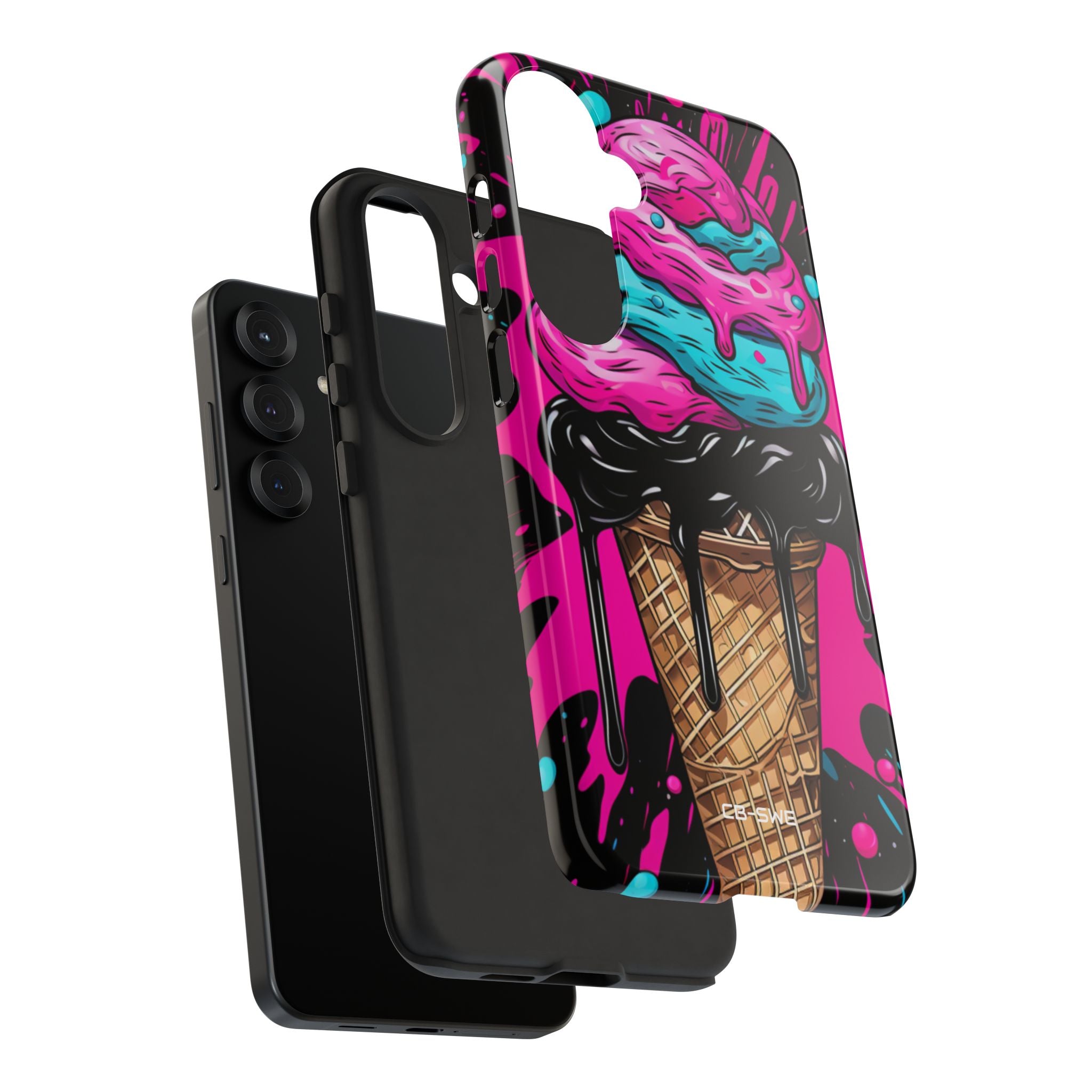 Neon Ice Cream Burst - Samsung Case
