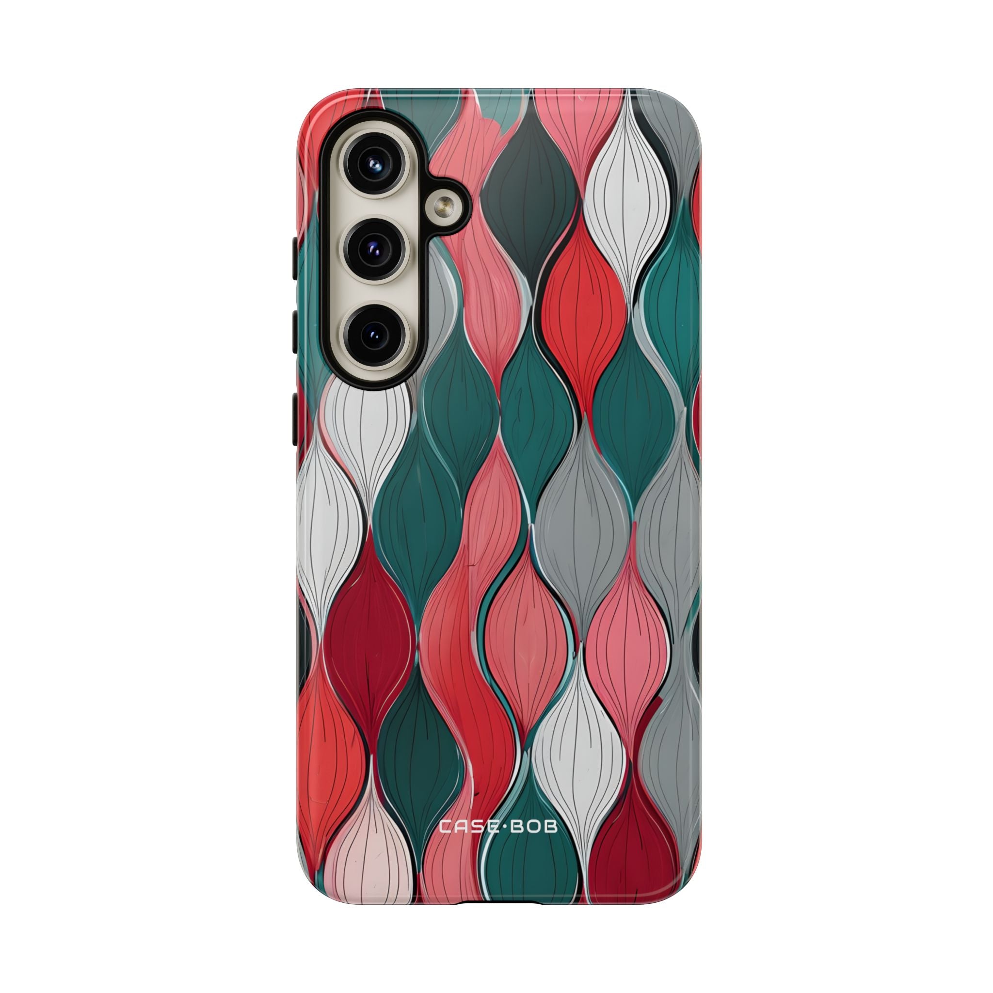 Leaf Cascade Teal Samsung S24 Plus Case - Tough