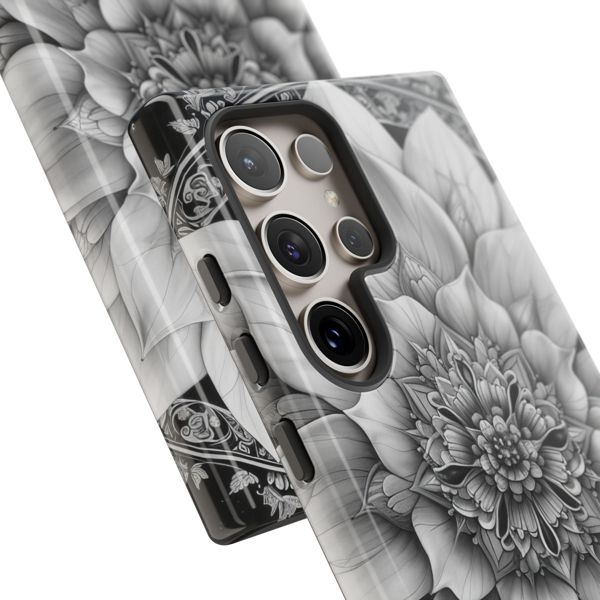 Cosmic Floral Mandala Samsung S24 - Tough