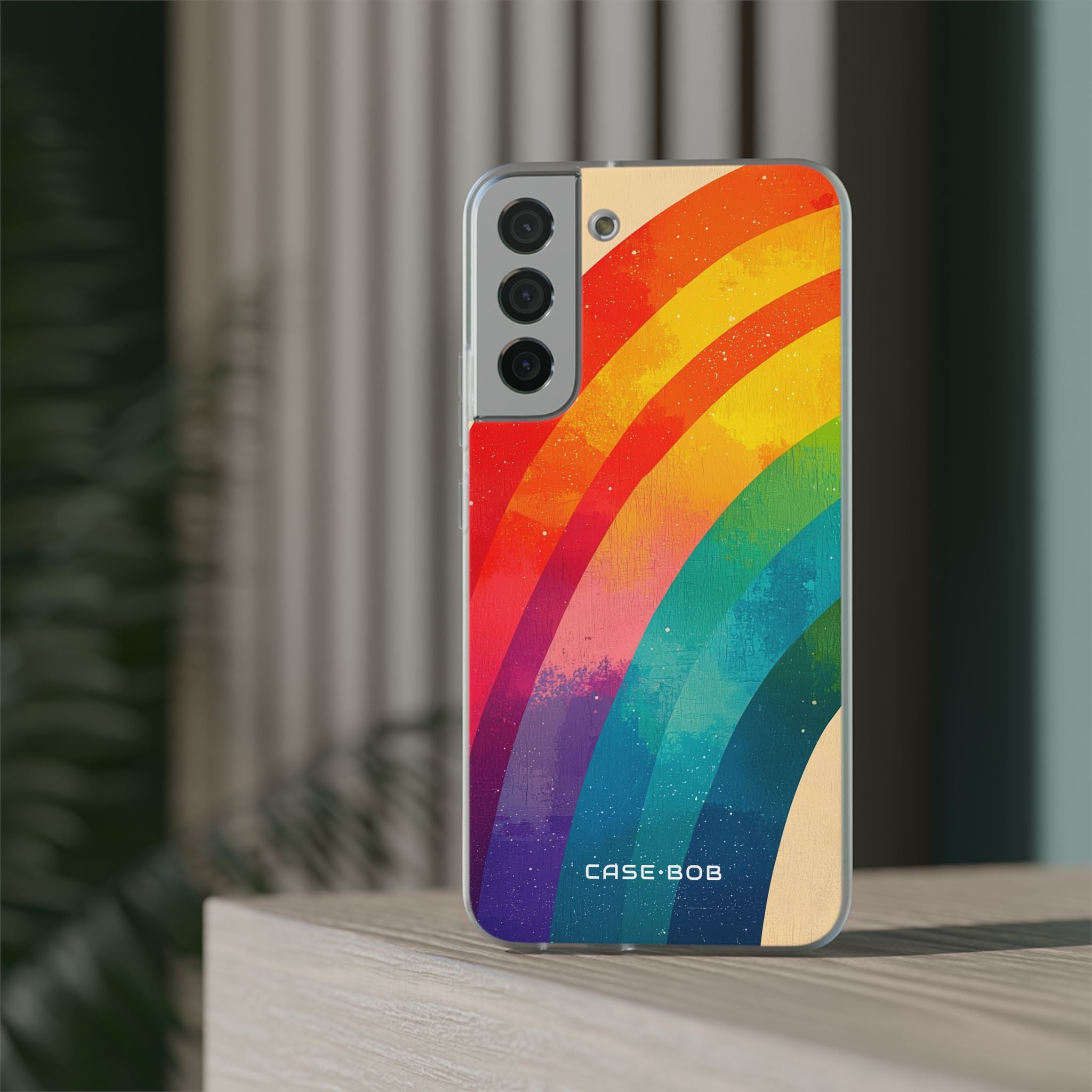 Textured Rainbow Arc Samsung S22 Plus Case - Soft