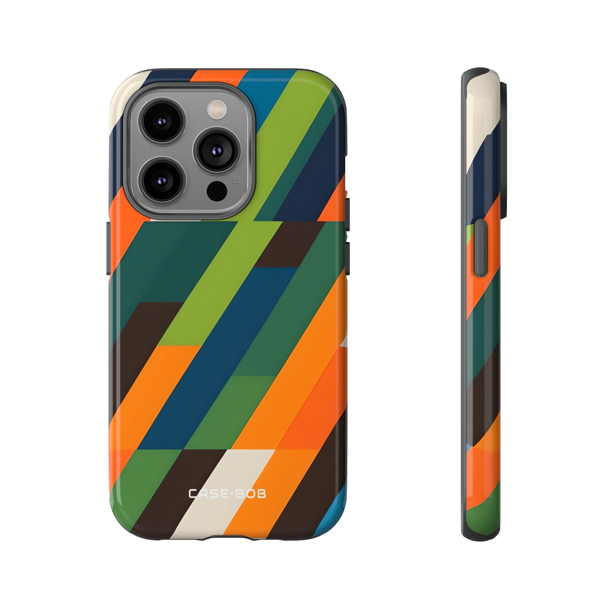 Diagonal Blaze iPhone 14 Pro Case - Tough