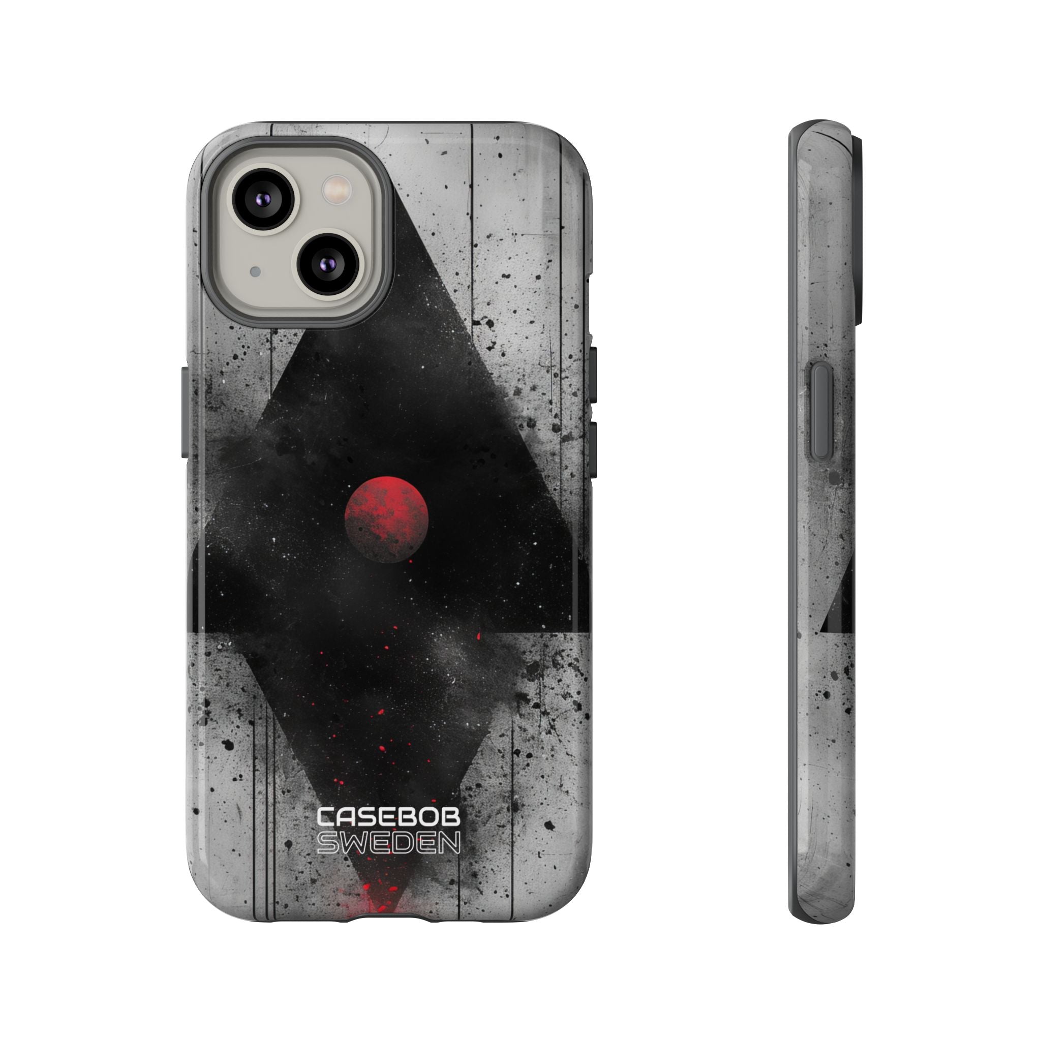 Crimson Core Geometry iPhone 14 - Tough