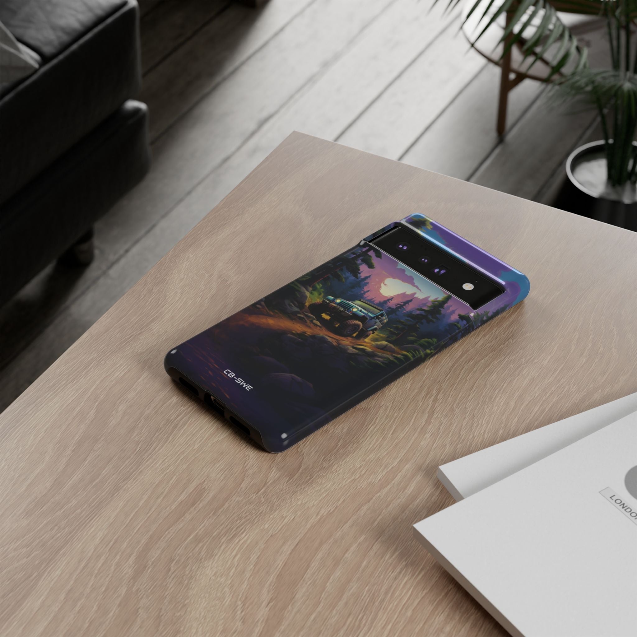 Sunset Forest Drive - Google Pixel Case