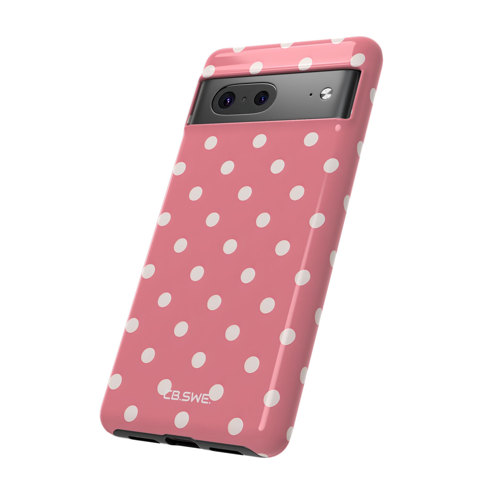 Pink Polka Harmony Google Pixel 7 - Tough