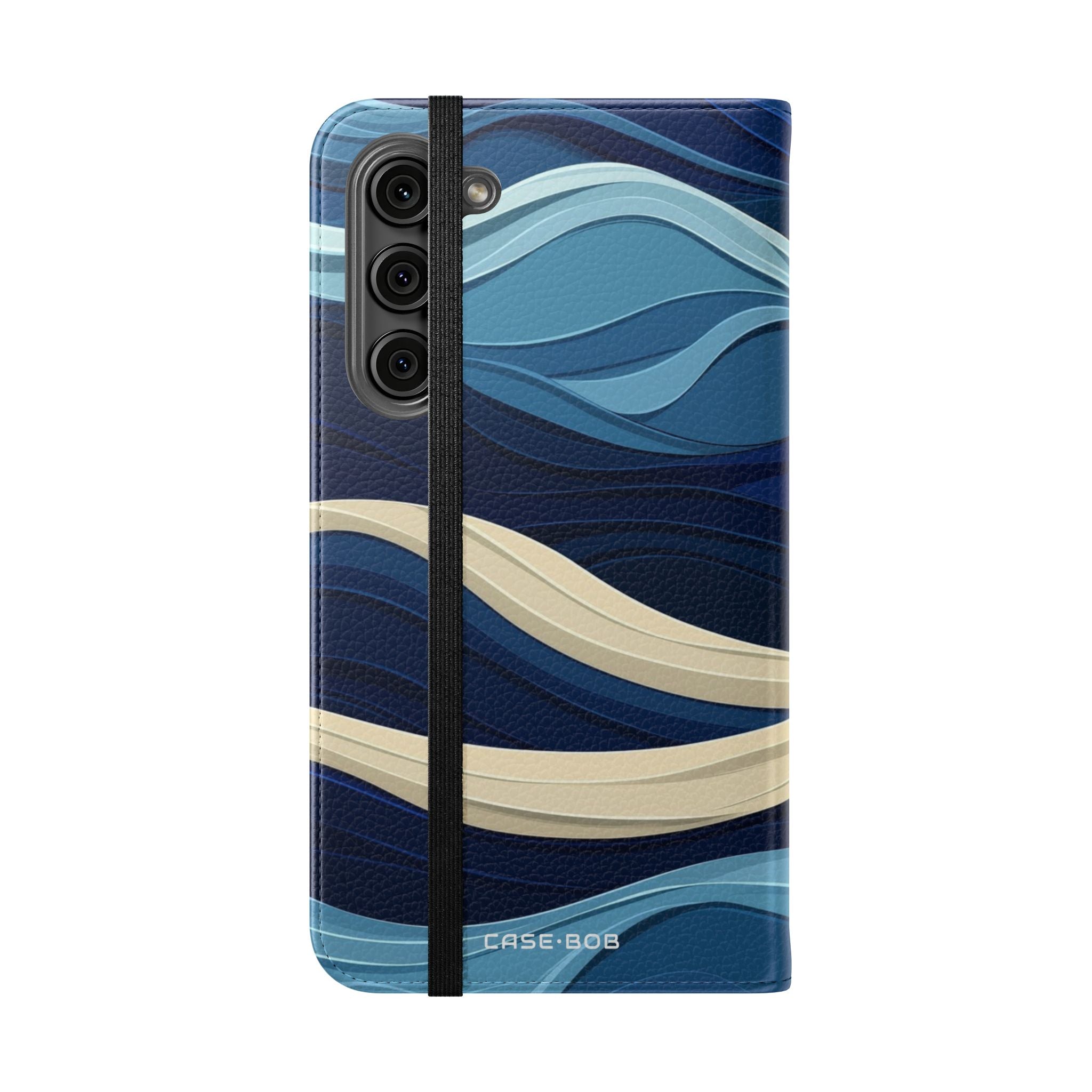 Blue Wave Flow - Samsung S23+ Case - Wallet