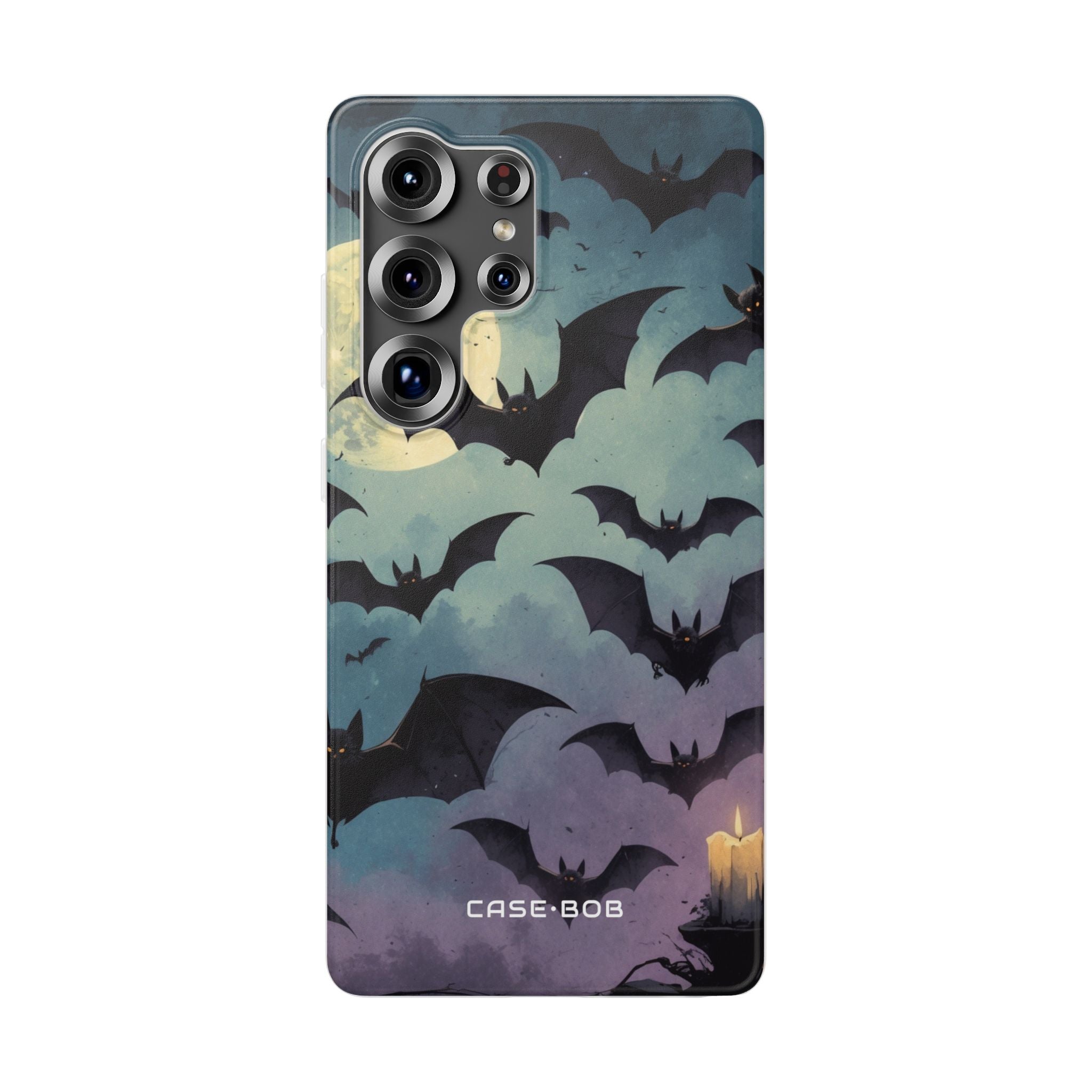 Glowing Bat Swarm Samsung S25 Ultra Case - Soft