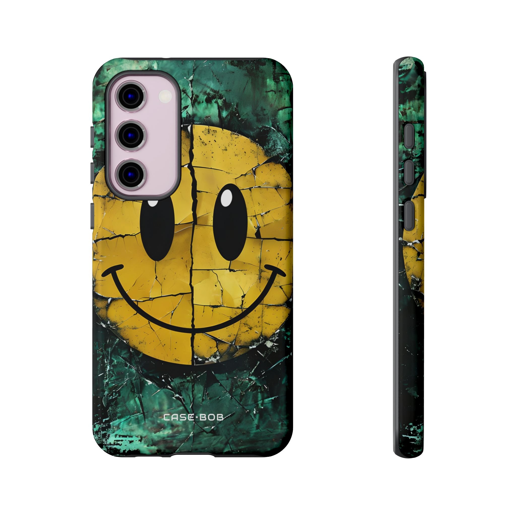 Cracked Smiley Samsung S23 Plus Case - Tough