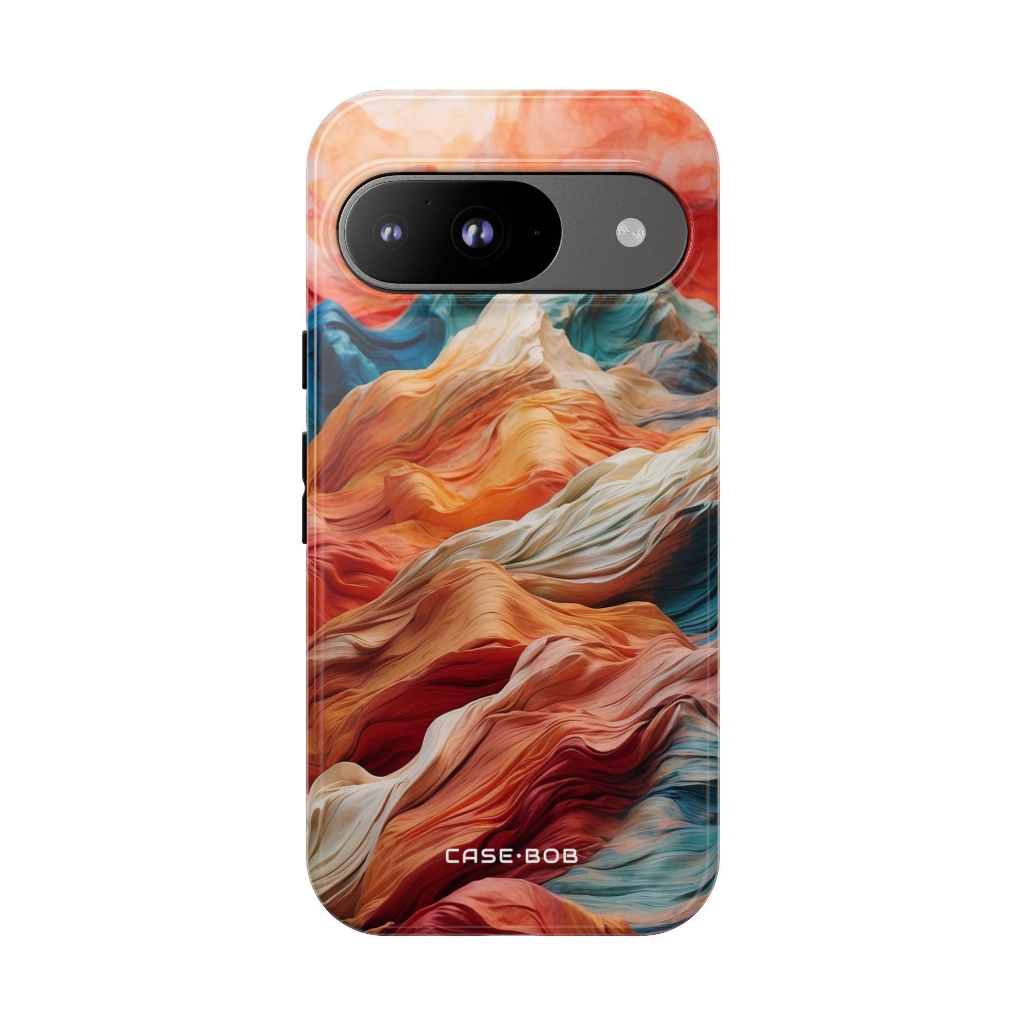 Fabric Peaks Cream Google Pixel 9 Case - Tough