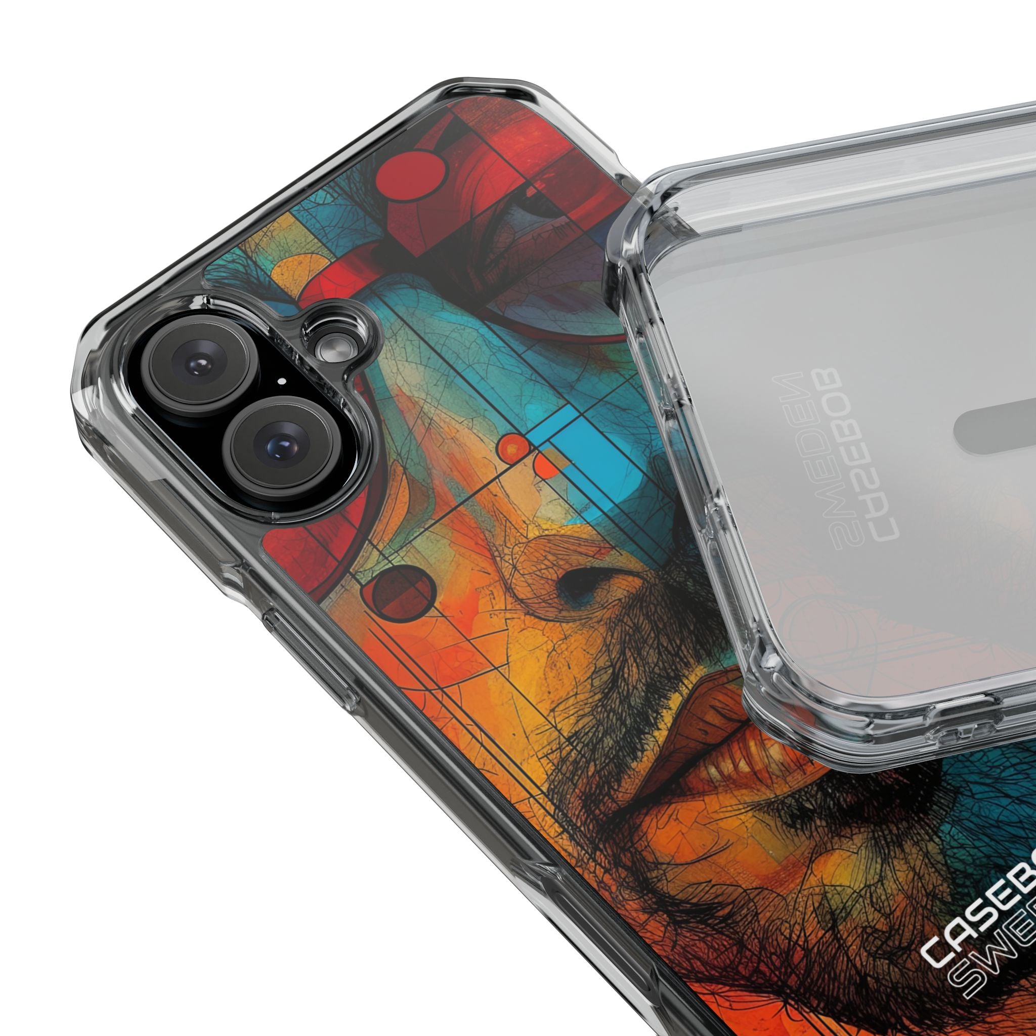 Cubist Glasses Face iPhone 16 - Impact Clear+