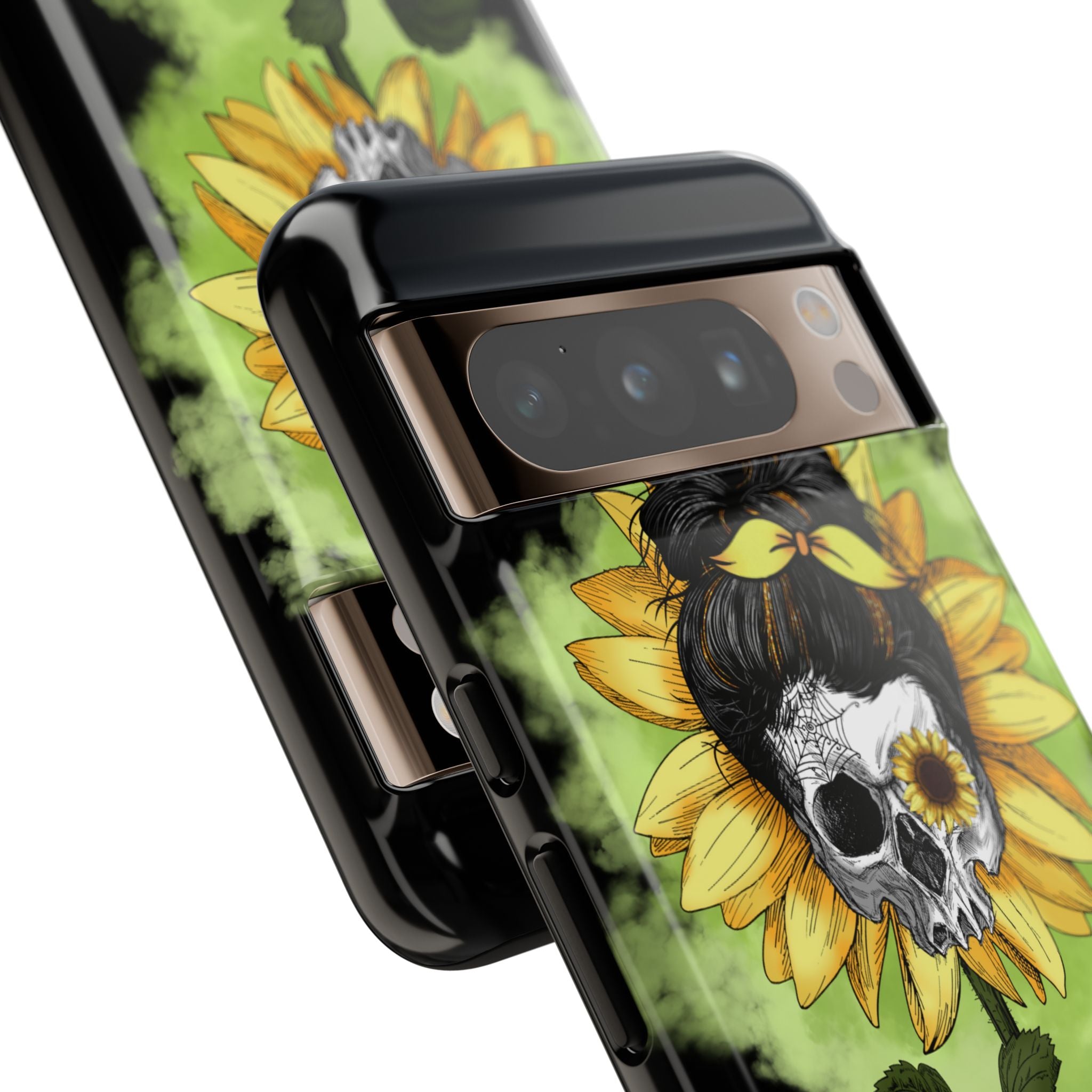 Sunflower Skull Google Pixel 8 Pro Case - Tough