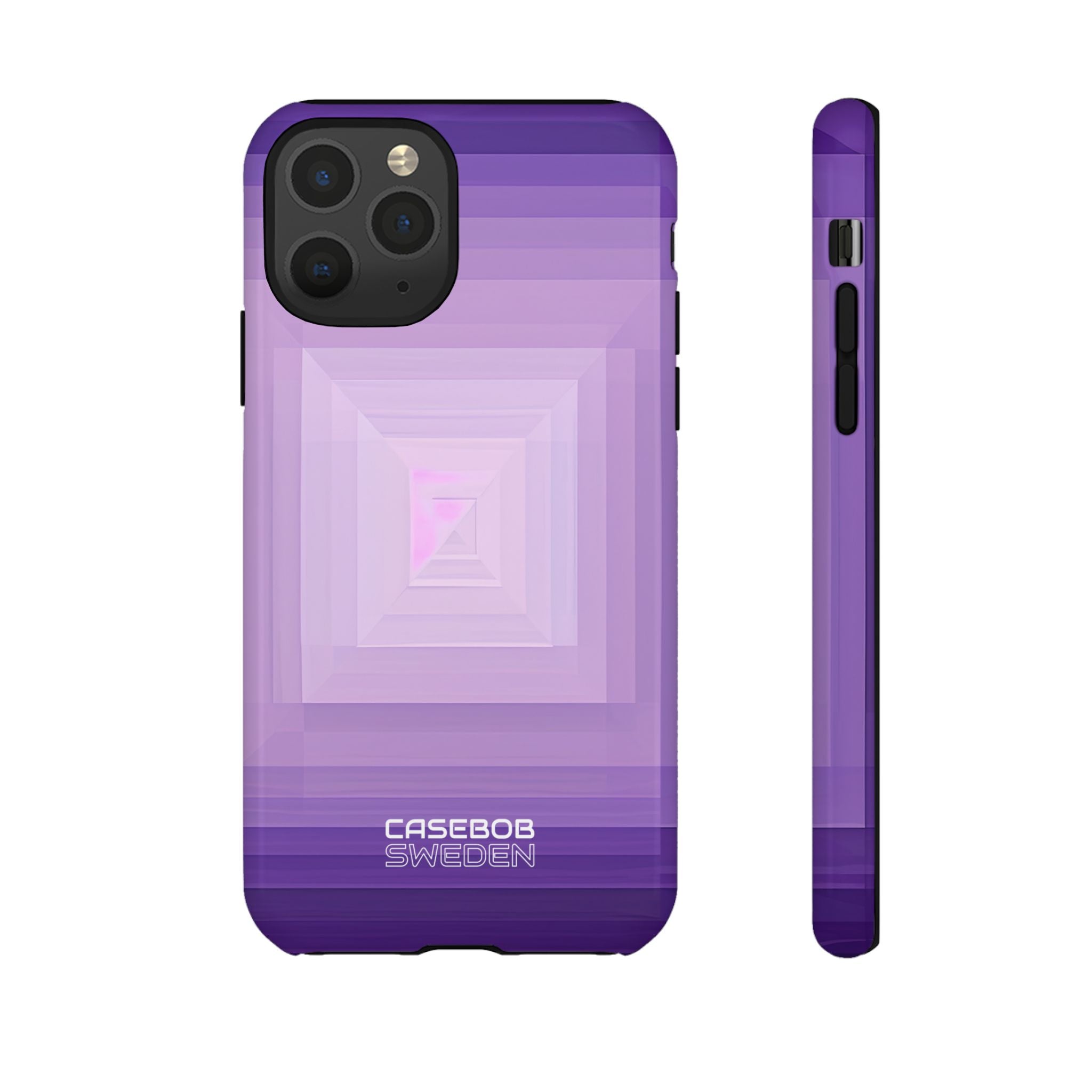 Purple Geometry Vortex iPhone 11 - Tough