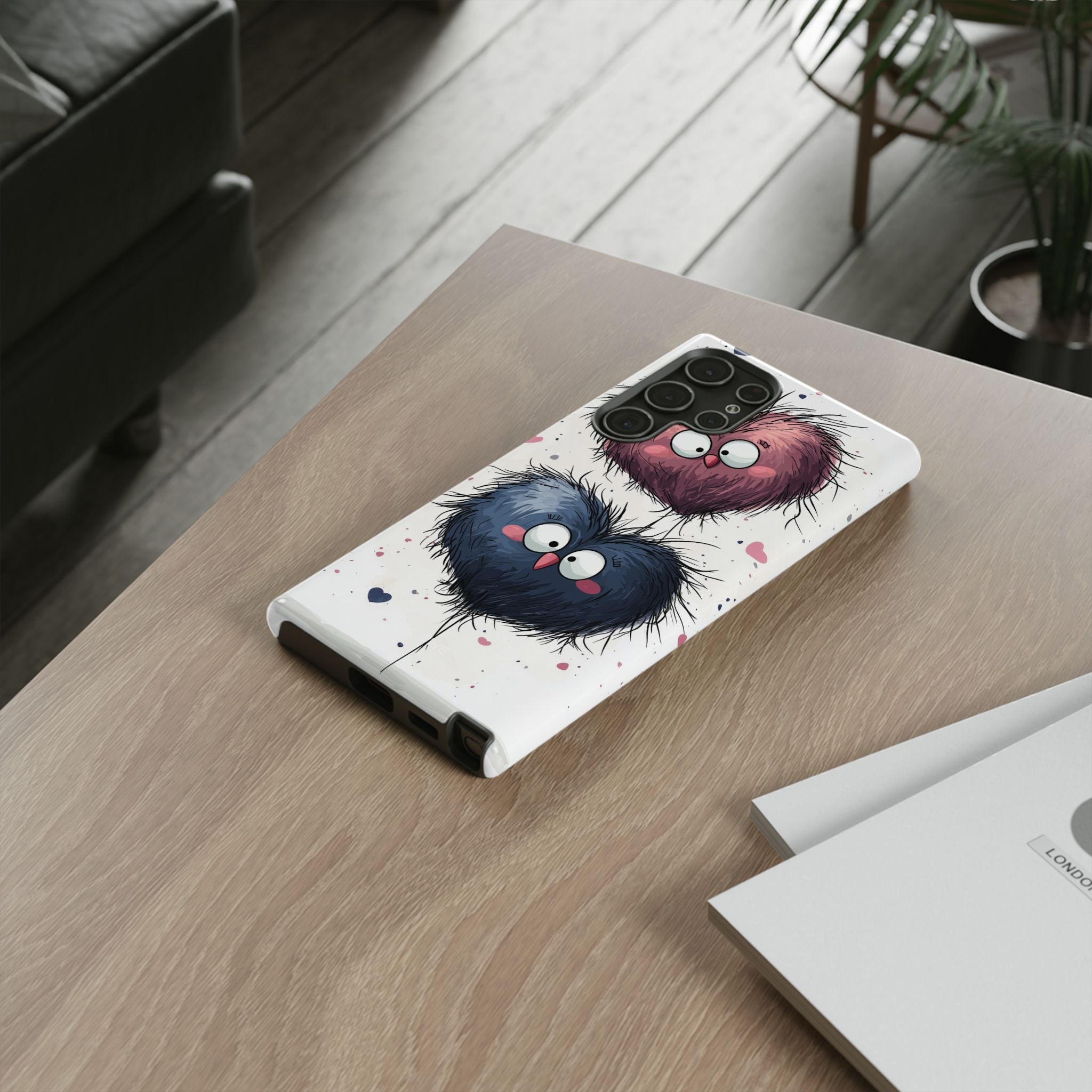 Fluffy Hearts Embrace - Samsung Case