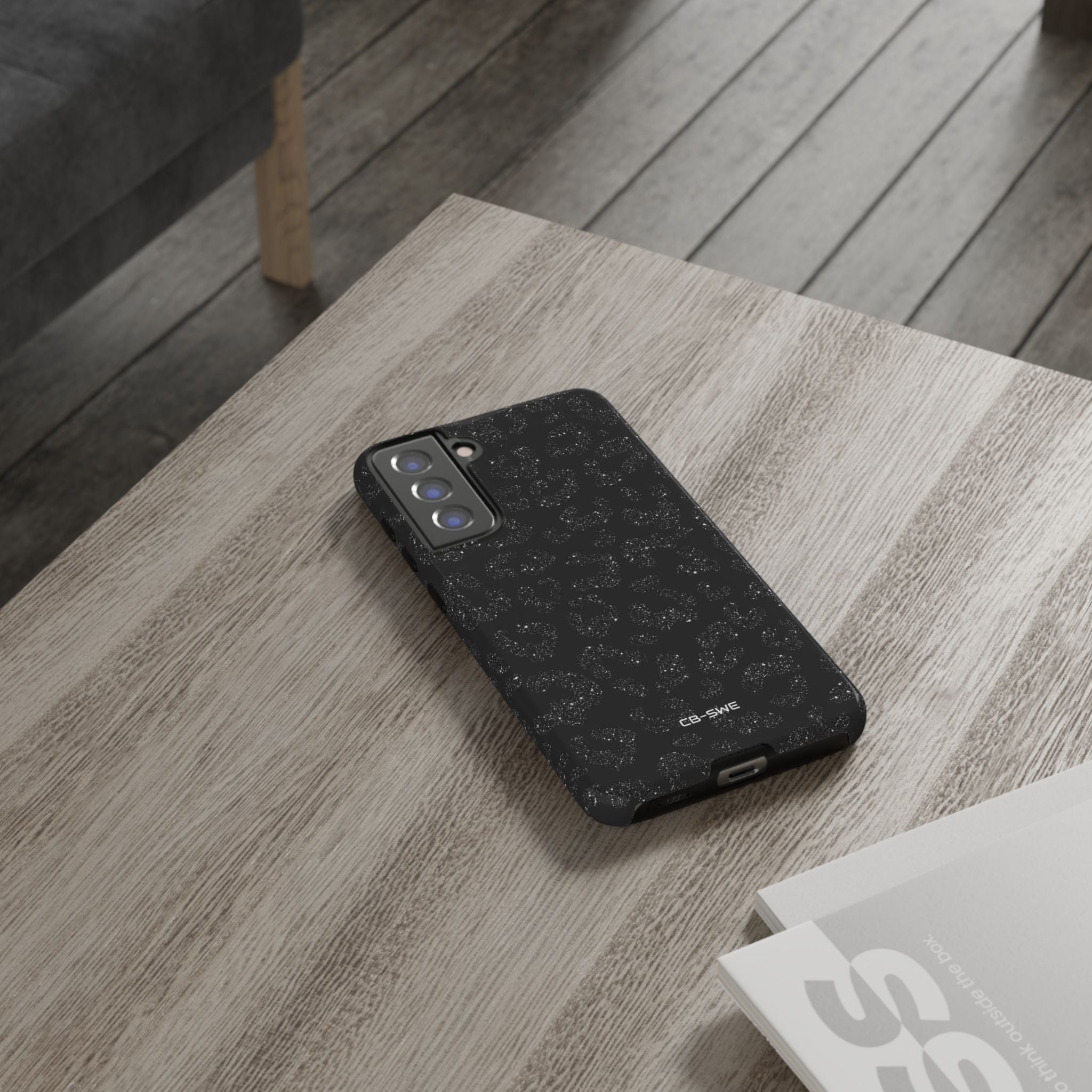 Glittery Leopard Elegance - Samsung Case