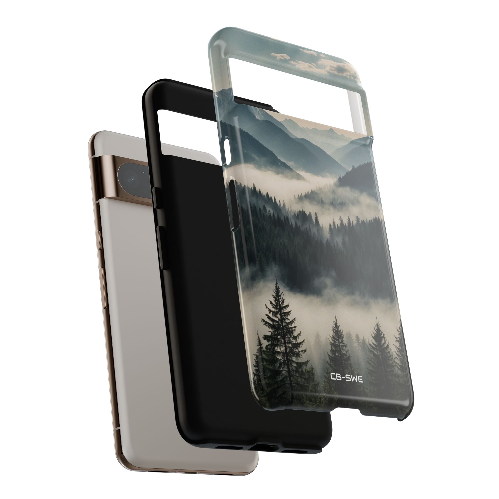 Misty Forest Embrace - Google Pixel Case