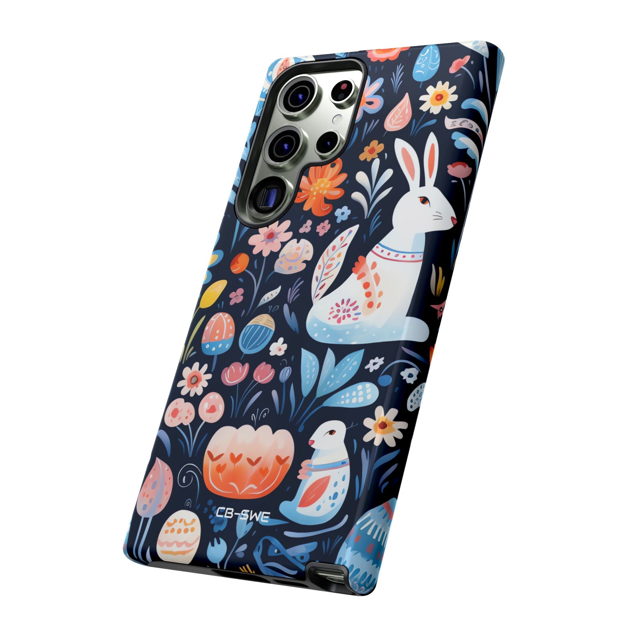 Bunnies Play Among Flowers - Samsung Case
