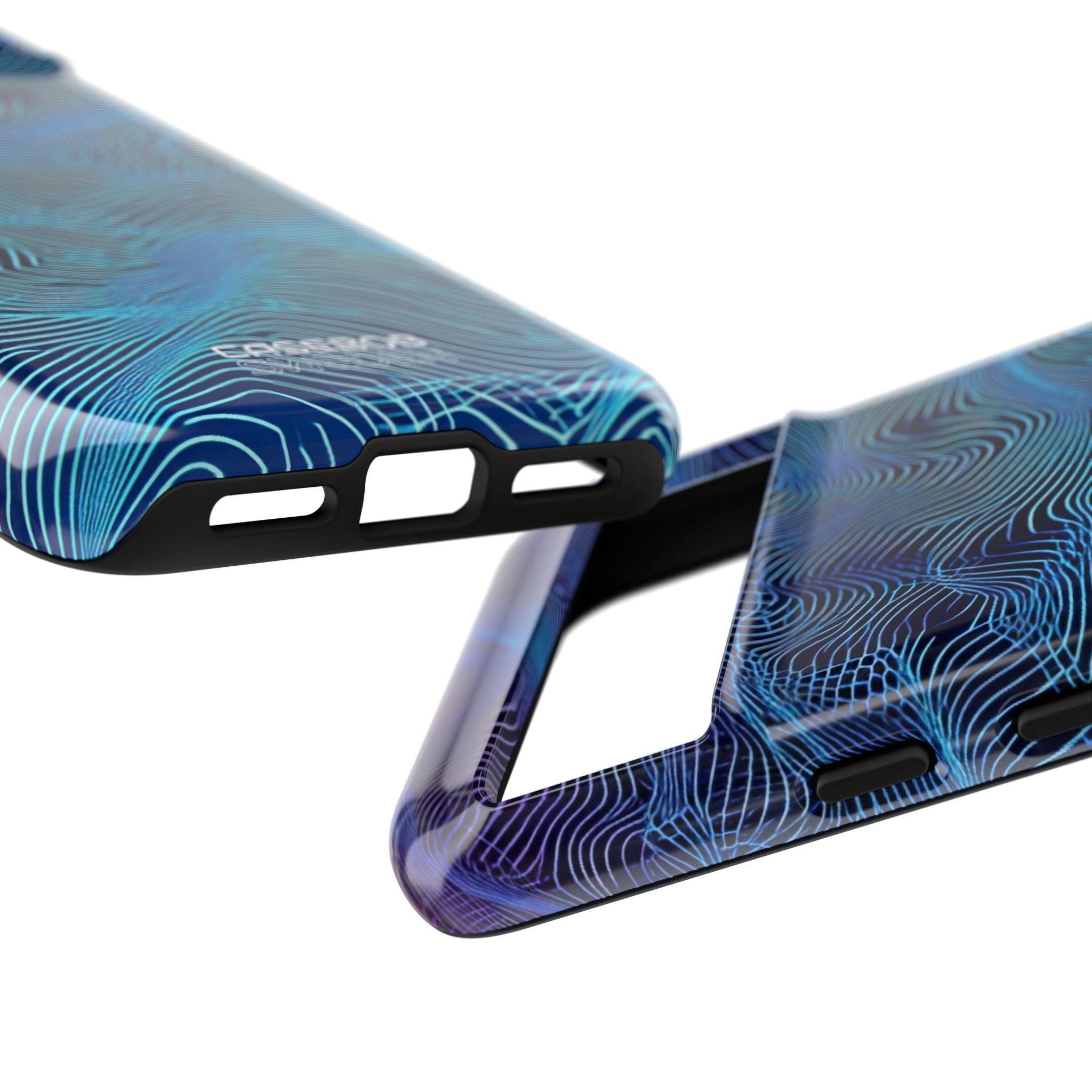 Neon Waves Flow Google Pixel 8 - Tough