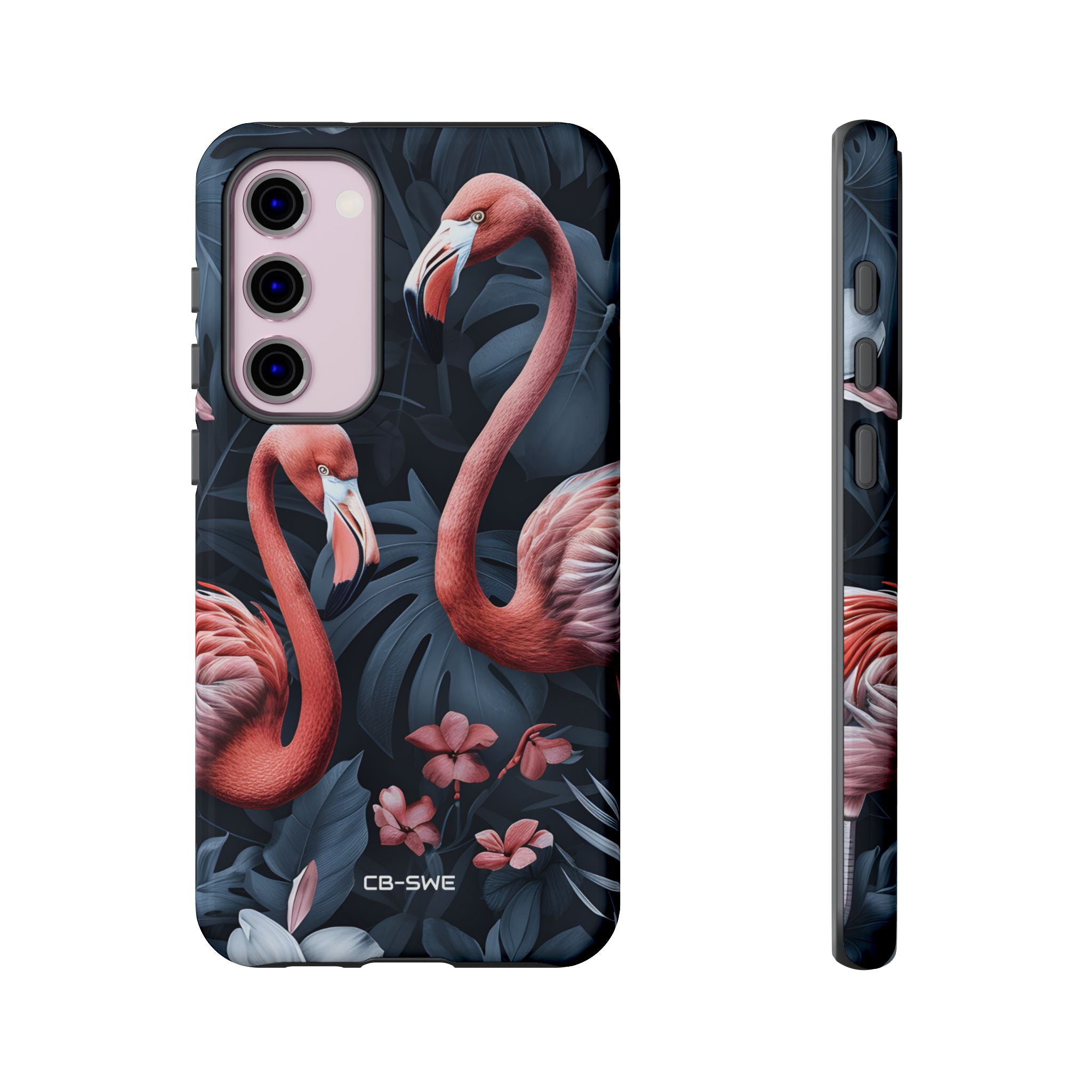 Flamingos Embrace Nature - Samsung Case